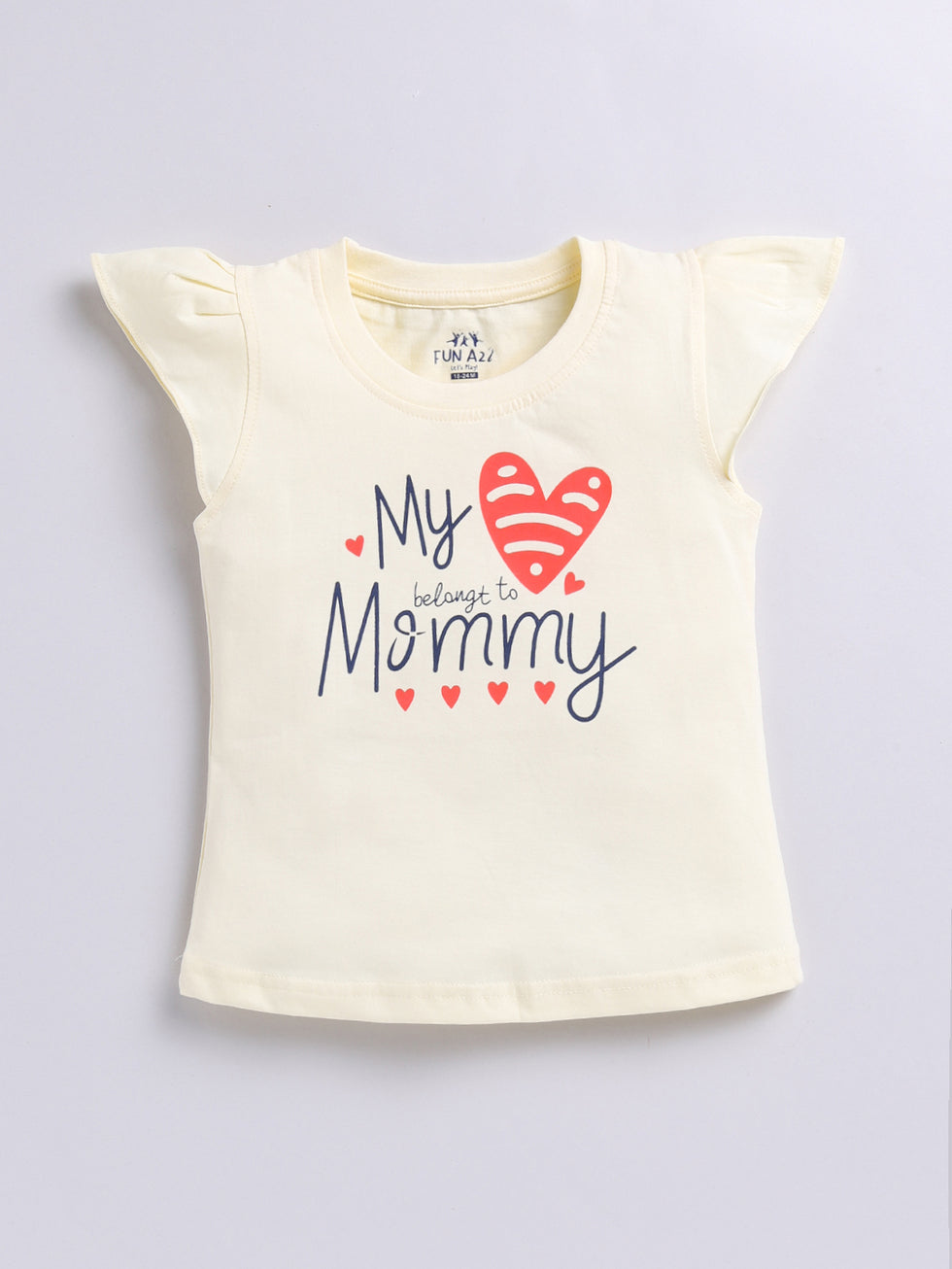 Kidcity Baby Girls Basic Top Combo Set (Pack of 2)|Cotton Sinker Top| White, Light Blue Tops