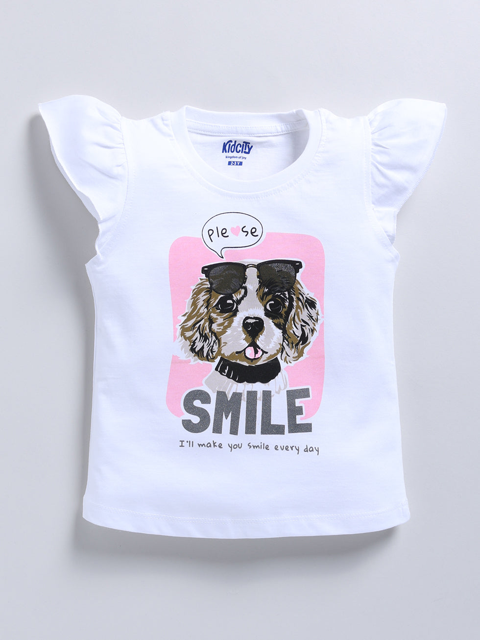 Sunshine & Smile Dog 2 Pc Printed Tops