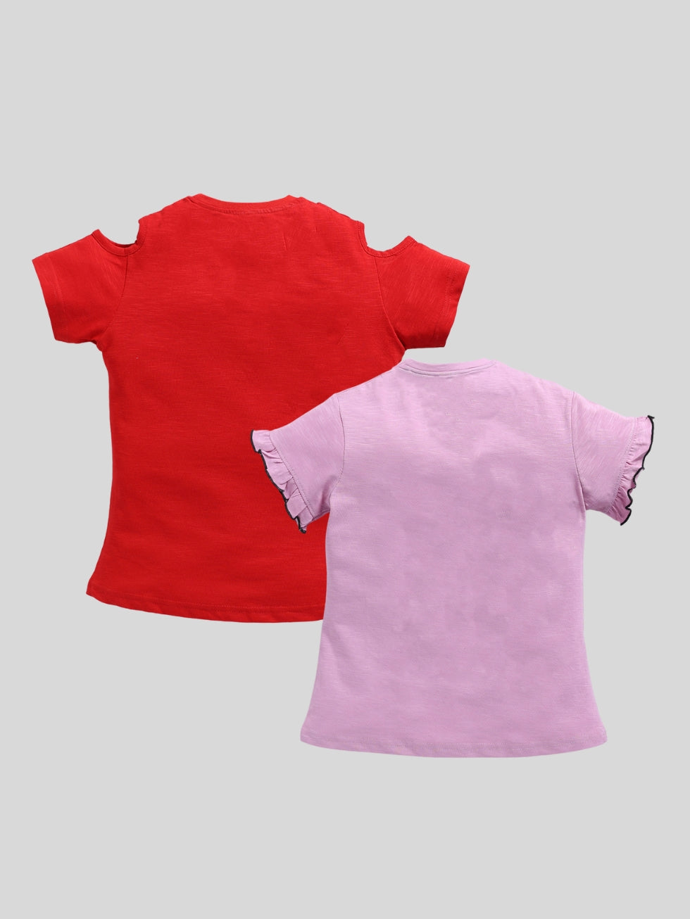 Text and Flower Graphics T-Shirts