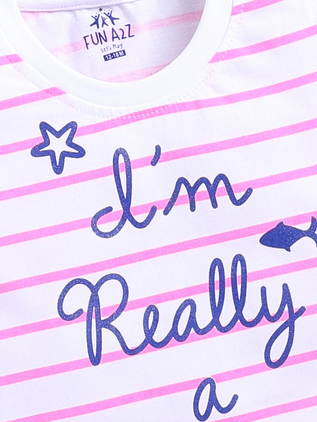 Kidcity Baby Girls Basic Top Combo Set (Pack of 2)|Cotton Sinker Top| Light Pink, Golden Tops