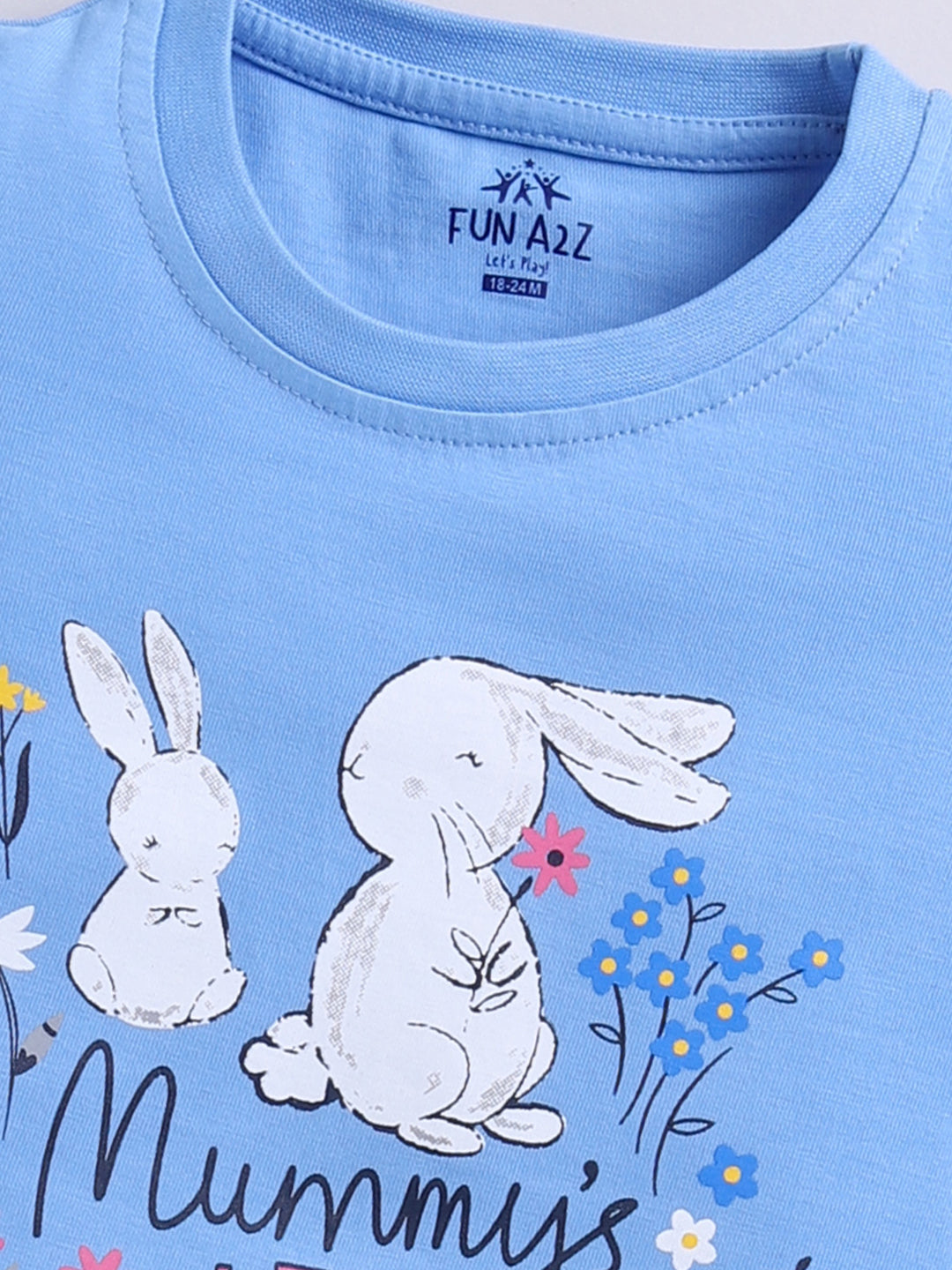 Kidcity Baby Girls Basic Top Combo Set (Pack of 2)|Cotton Sinker Top| Lavender, Sky Blue Tops