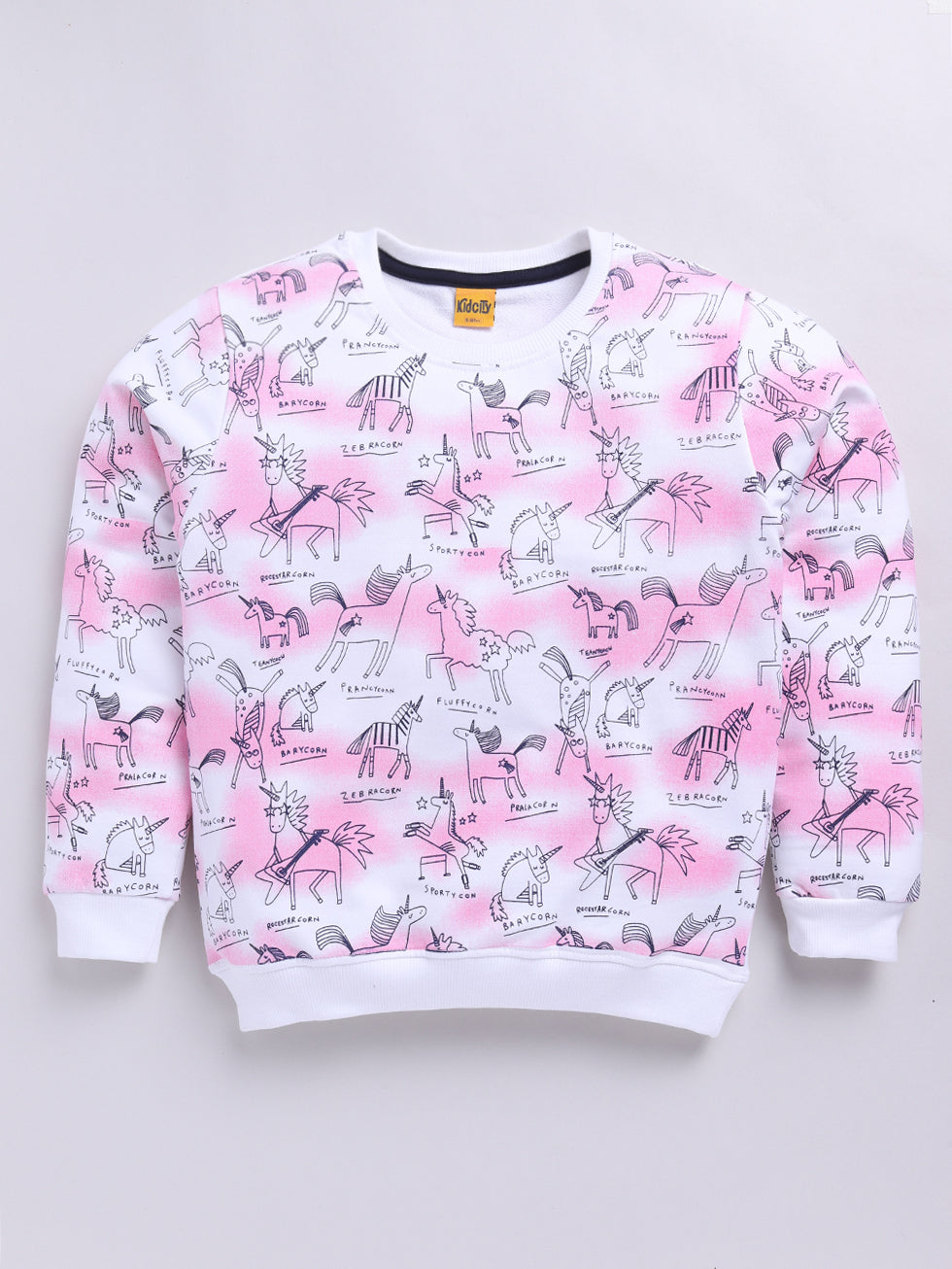 Magical Unicorn Parade Printed Sweatshirts