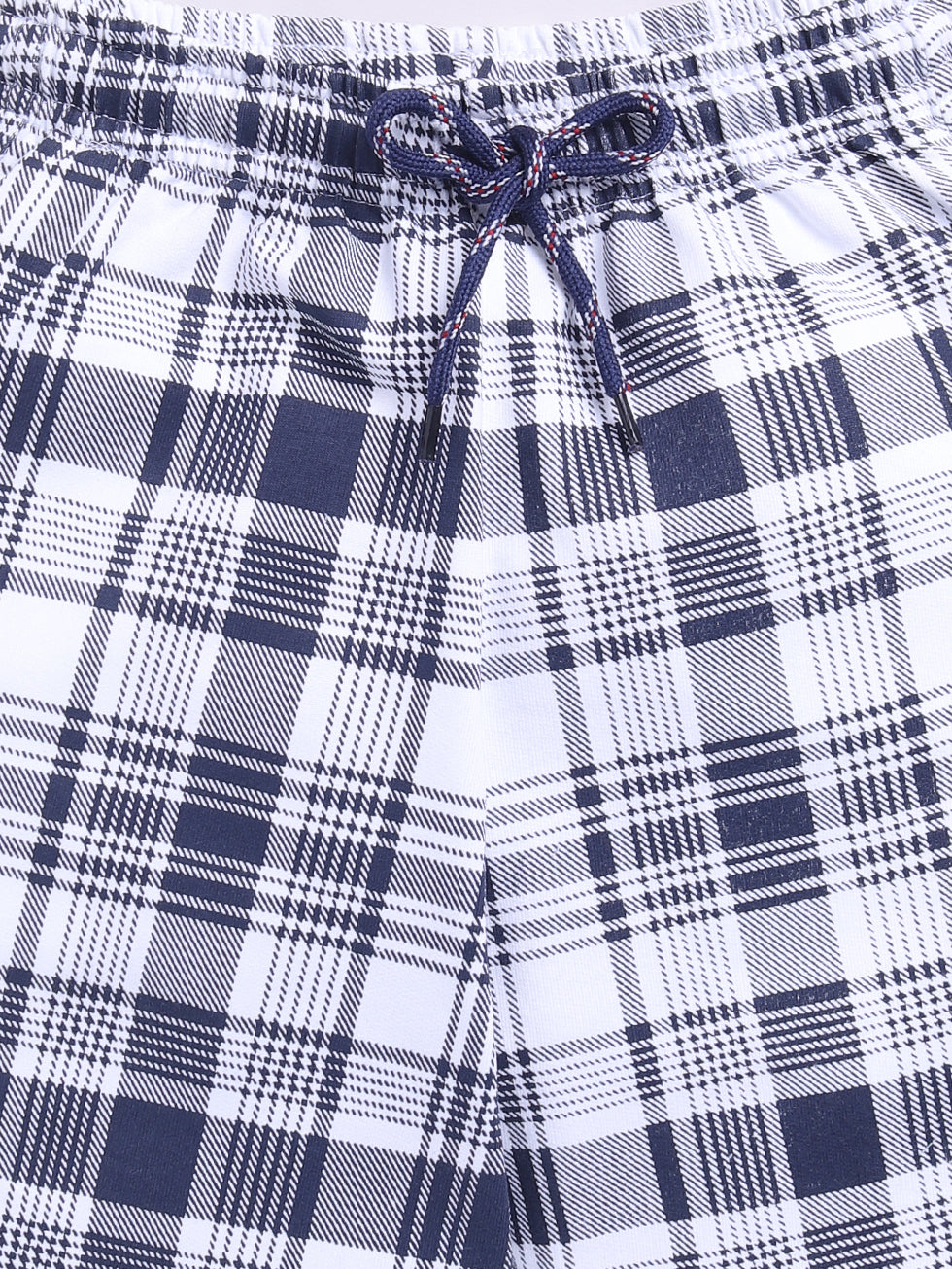 Boys checked Print Shorts