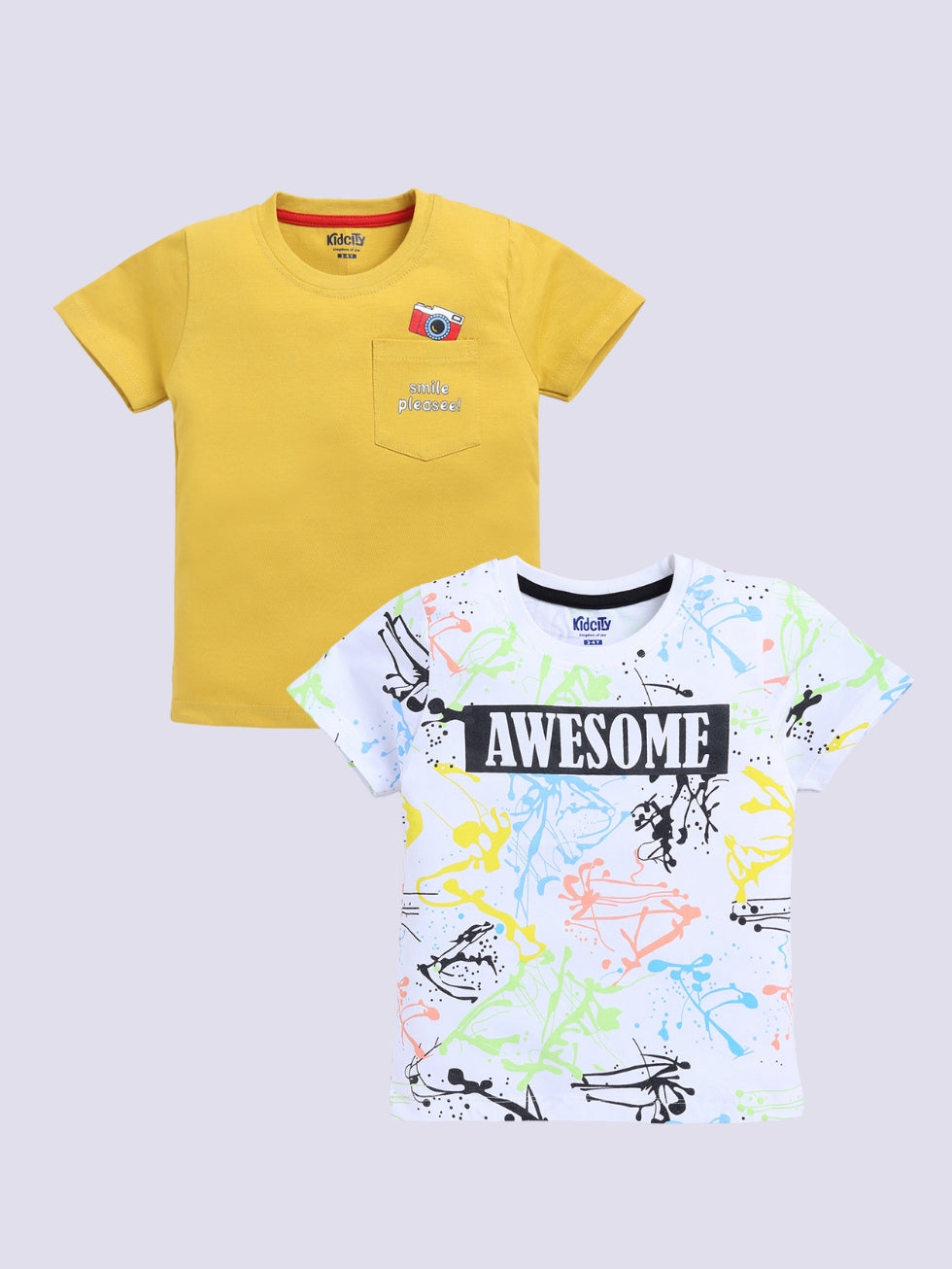 Boy's Fashion T-Shirt 2pc Combo Set