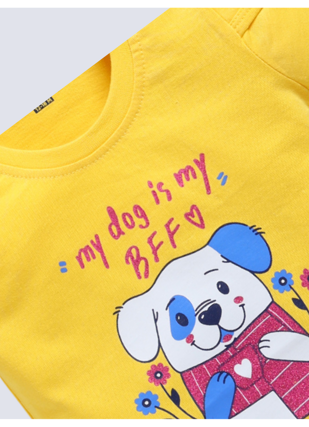 Girls cute Bear Printed Combo Set 2 pc Tops