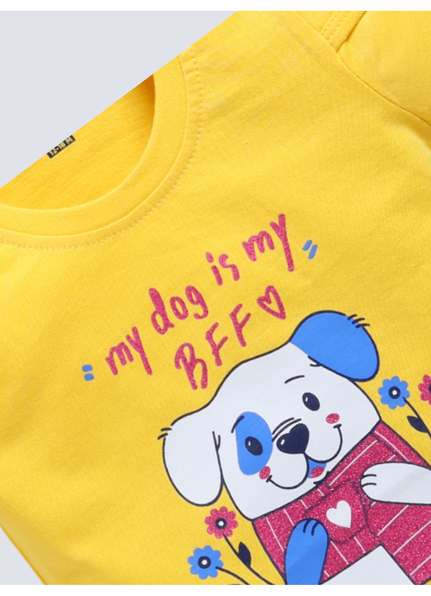 Girls cute Bear Printed Combo Set 2 pc Tops
