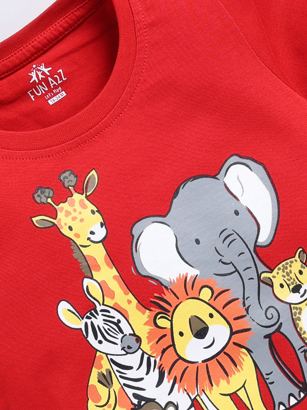 Animal Graphics 2 Pc T-Shirts