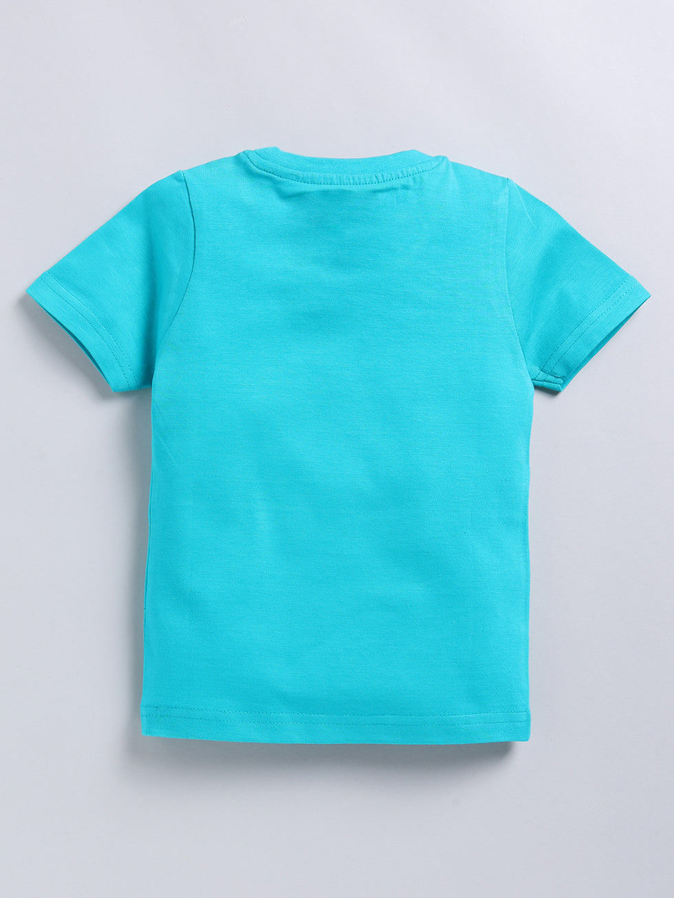 Kidcity Boy's Basic T-Shirt Combo Set (Pack of 2) | Cotton Sinker T-Shirts | Boy's Casual T-Shirts | Magenta, Sky Blue T-Shirts