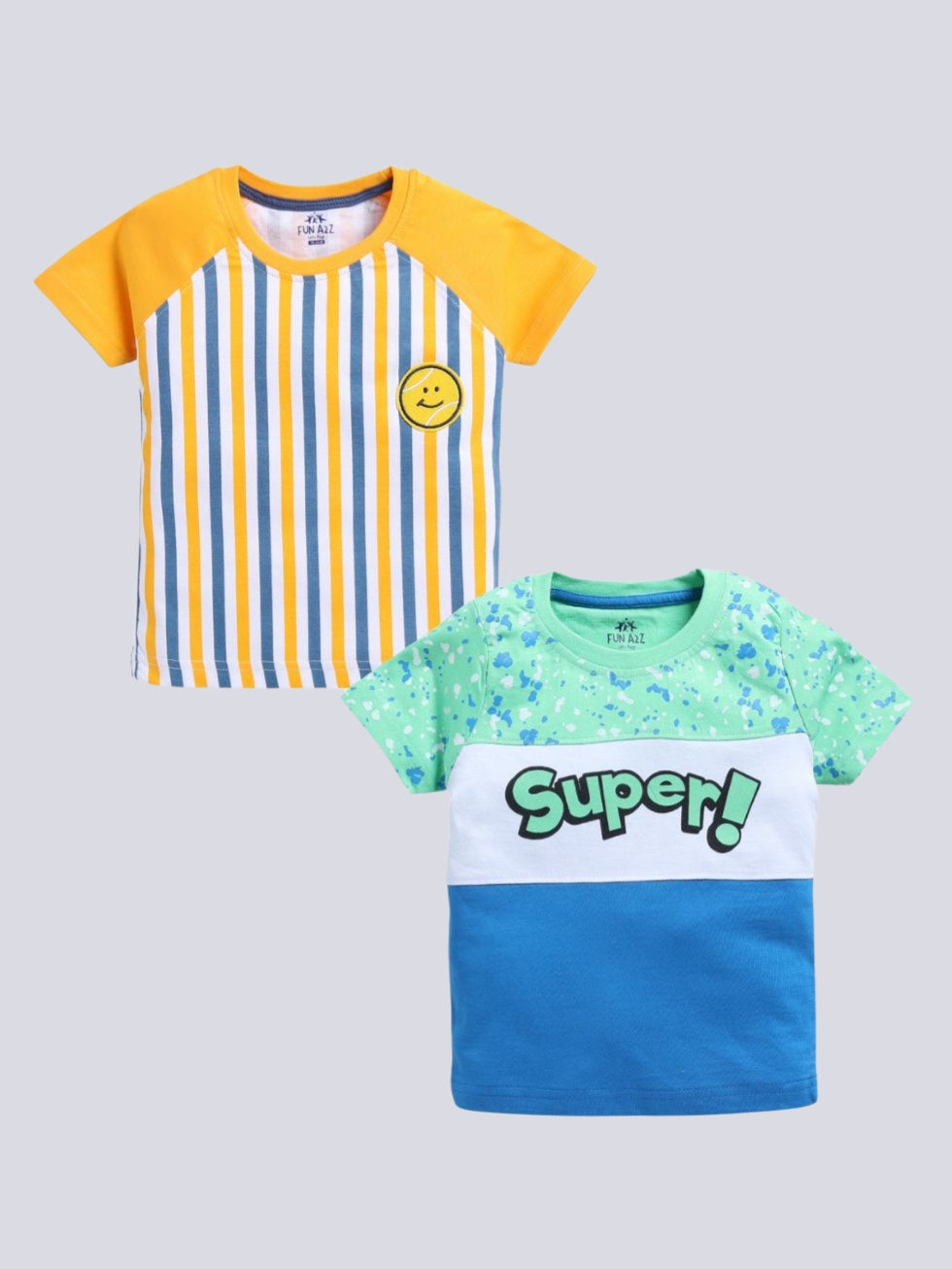Boy's Fashion stripe T-Shirt 2pc Combo Set