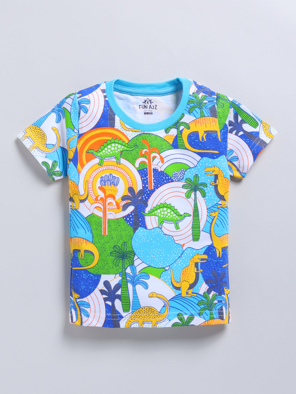 Boy's Fashion All Over Print T-Shirt 2pc Combo Set