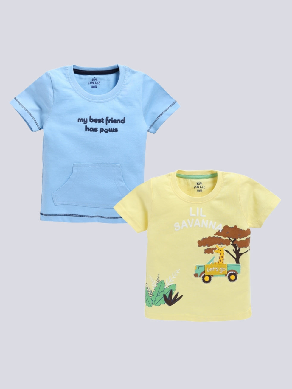 Boy's Fashion T-Shirt 2pc Combo Set
