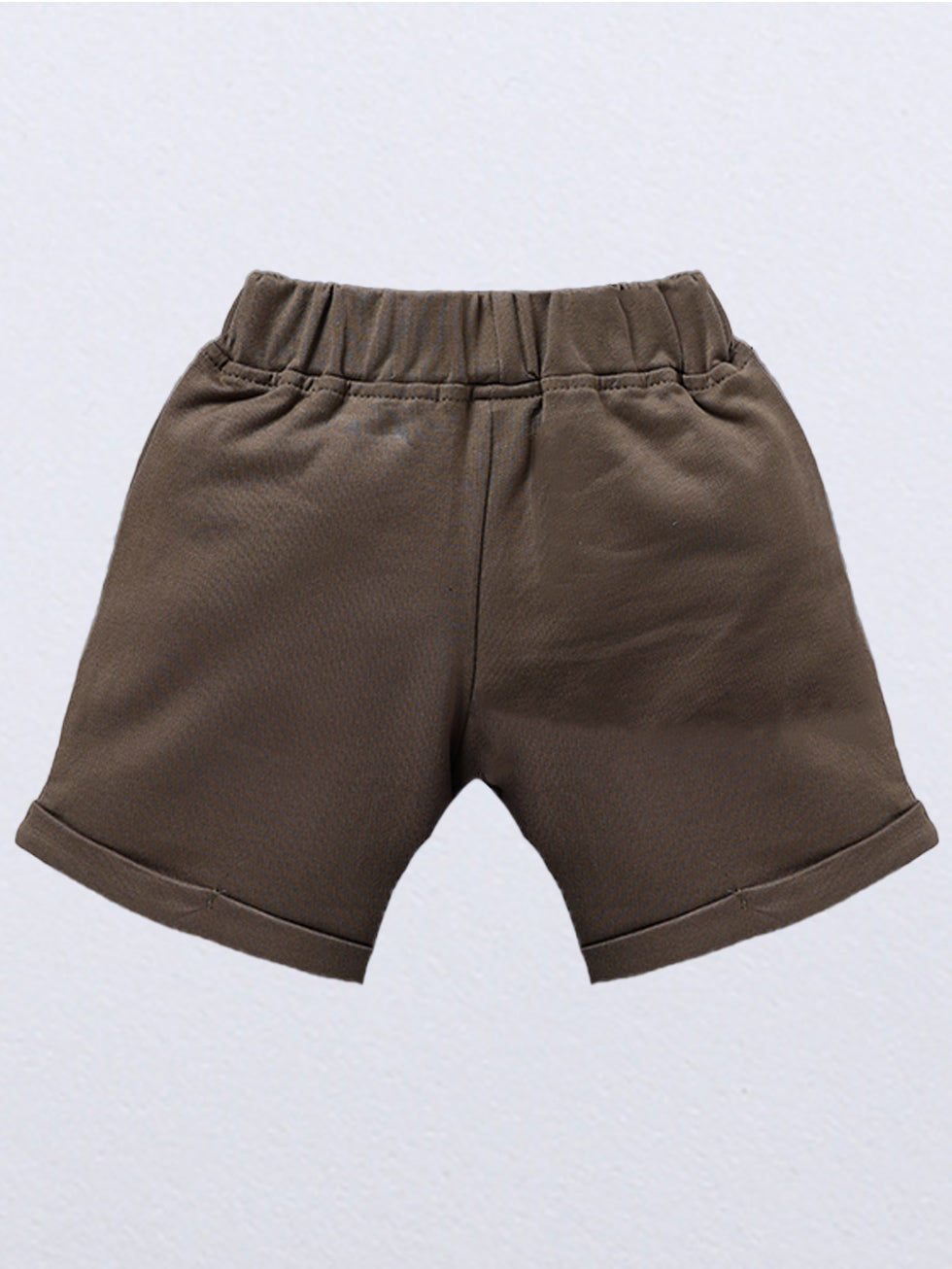 Brown Basic & Blue Dude Printed Sporty Style 2 Pc Shorts
