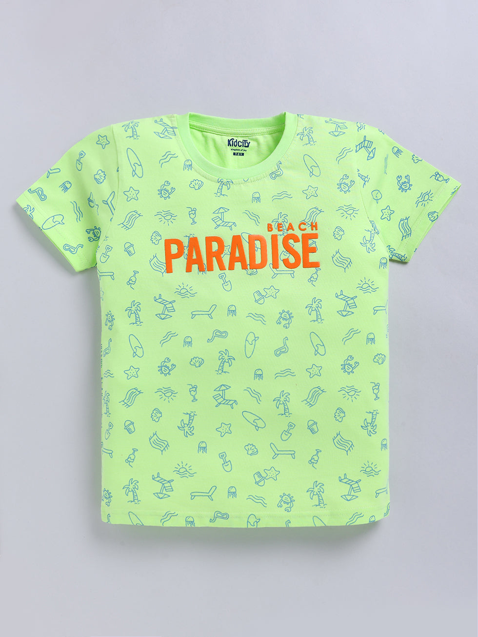 Paradise Text Printed T-Shirts