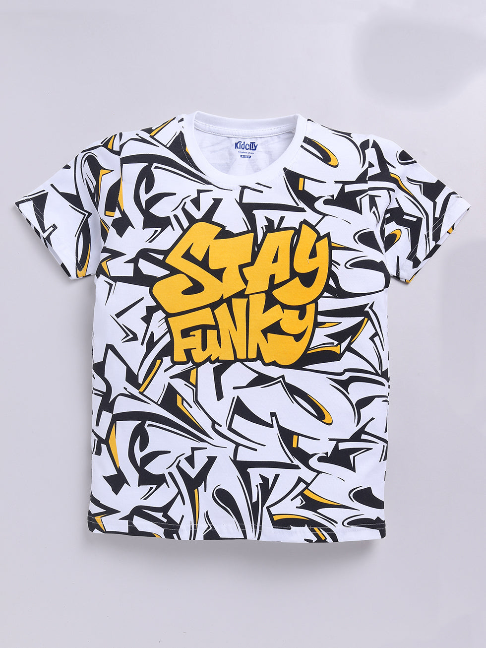 Stay Funky & Believe in yourself 2 Pc Text Printed T-Shirts