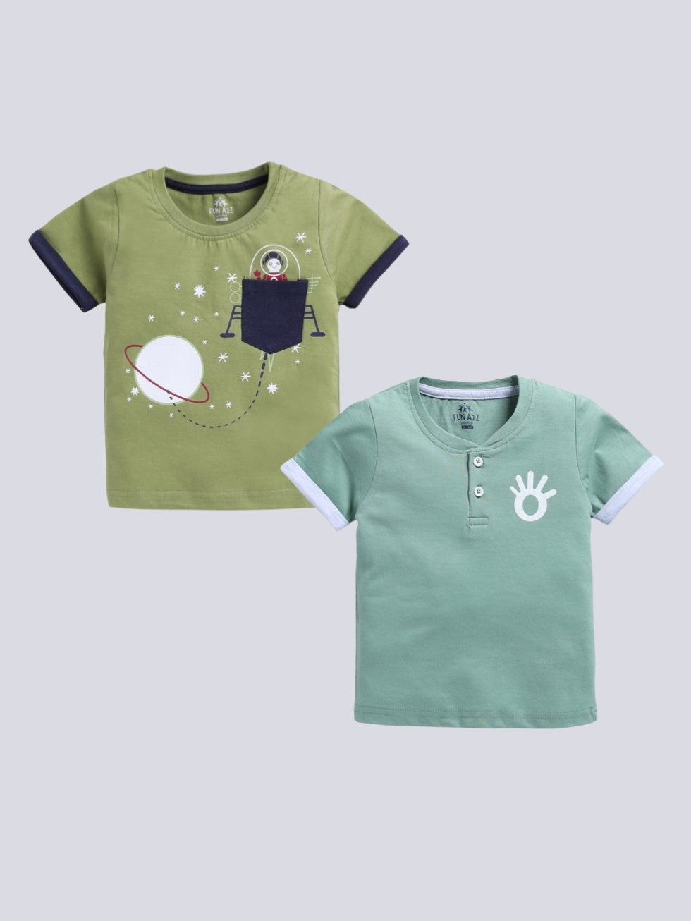 Boy's Fashion T-Shirt 2pc Combo Set