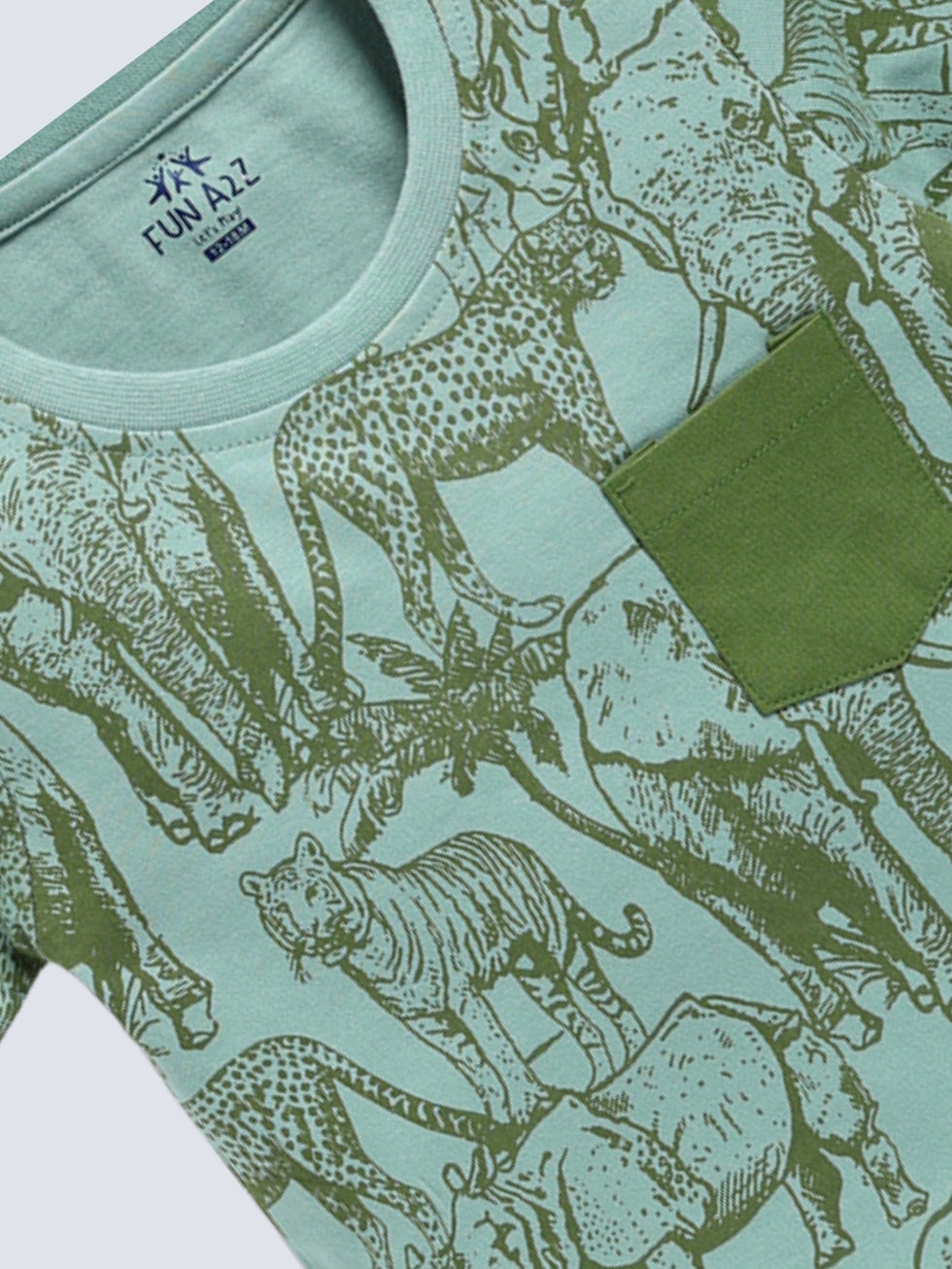 Boy's Fashion T-Shirt 2pc Combo Set