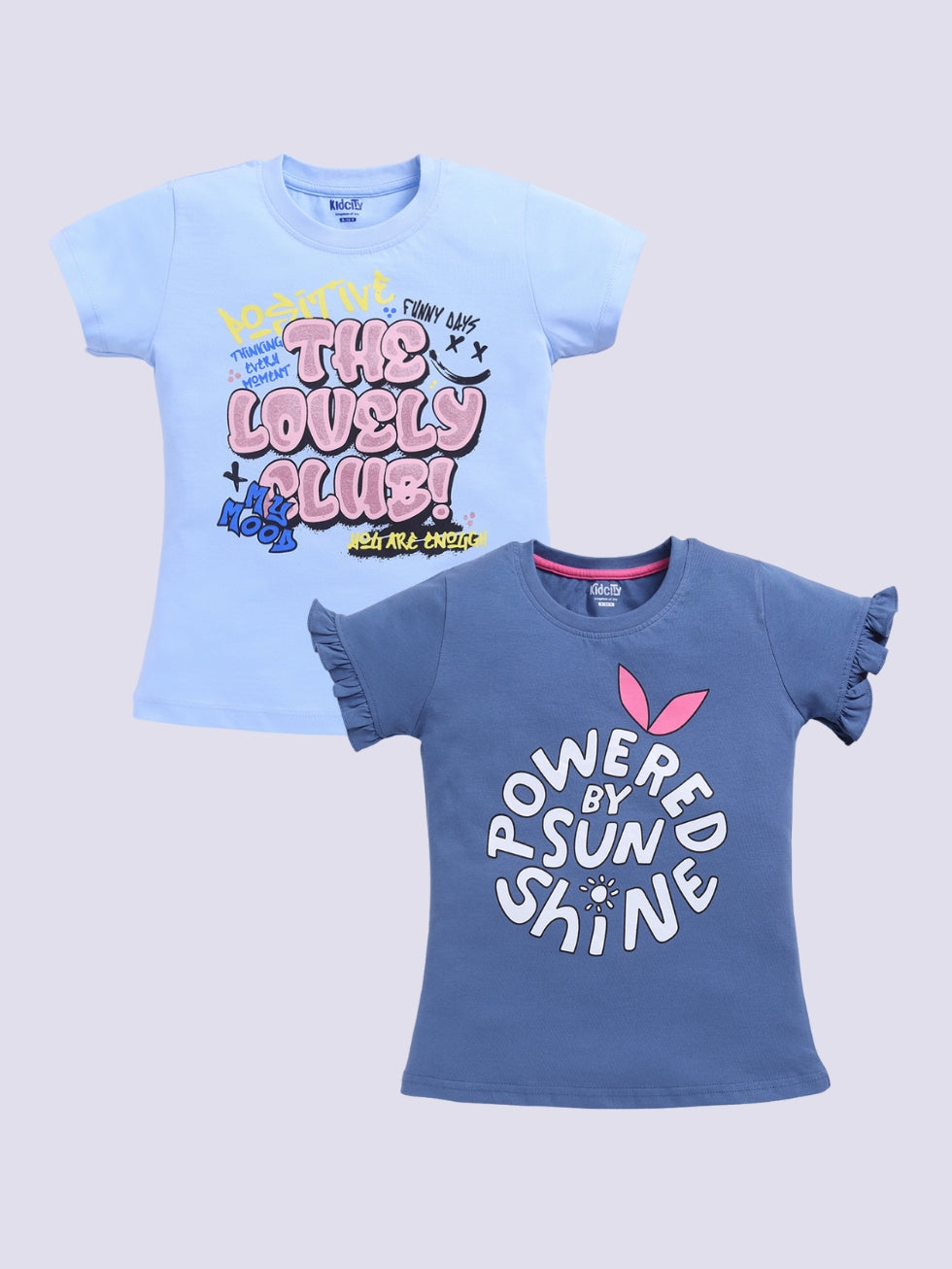 Girl's Fashion Tops 2PC Combo Set