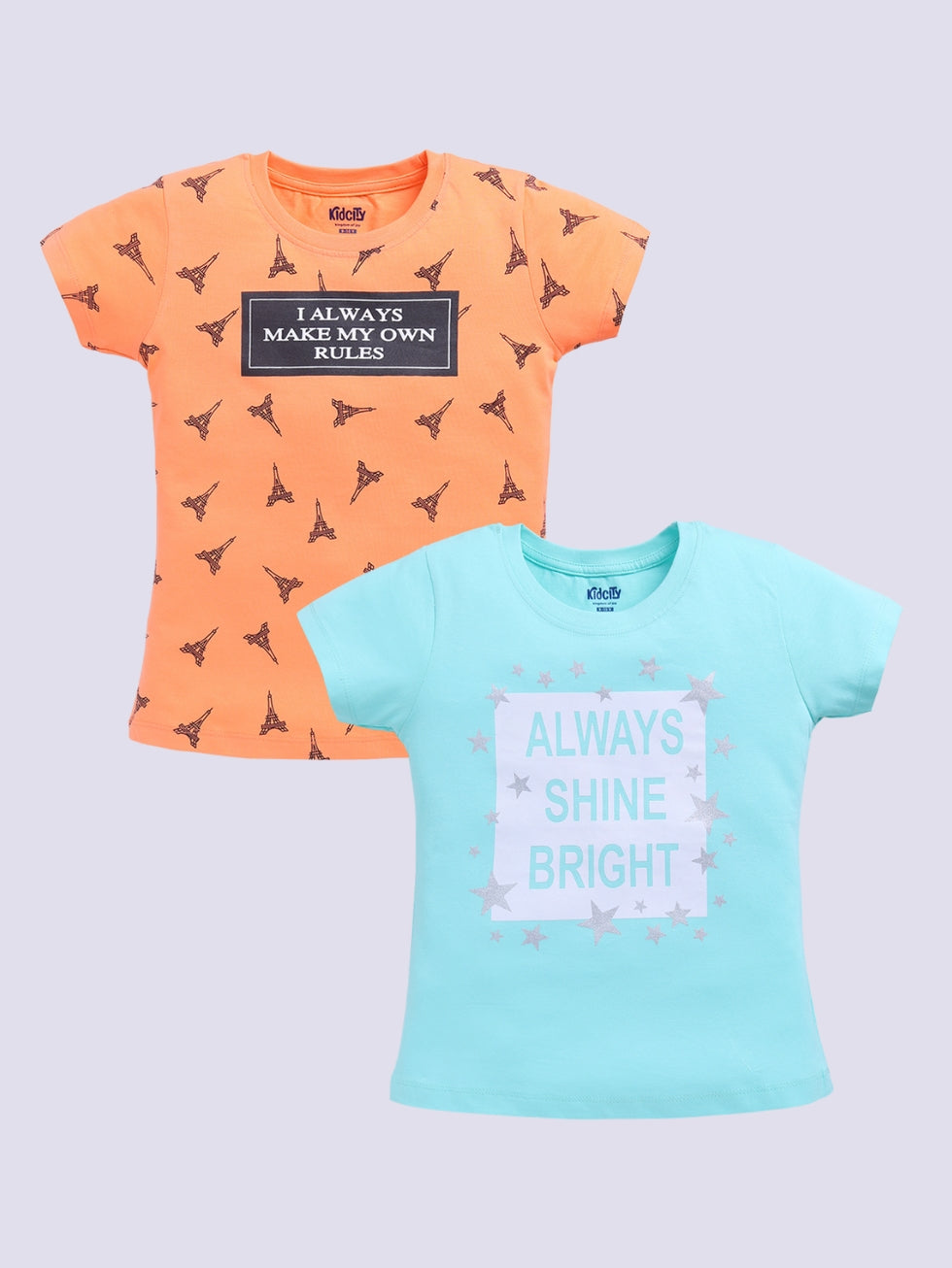 Girl's Fashion Tops 2PC Combo Set