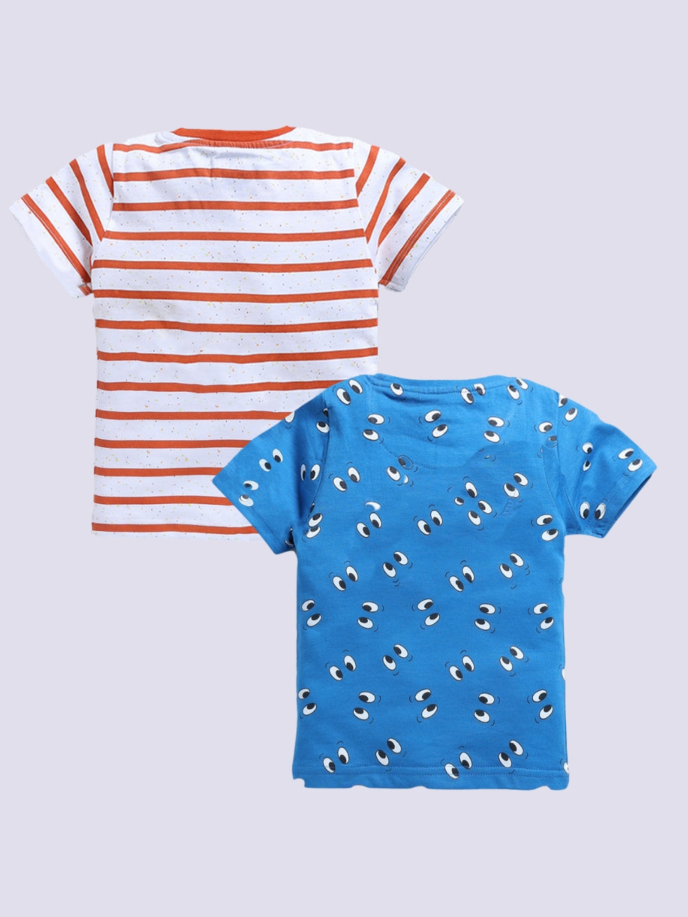 Boy's Fashion Striped T-Shirt Combo Set (Pack of 2)
