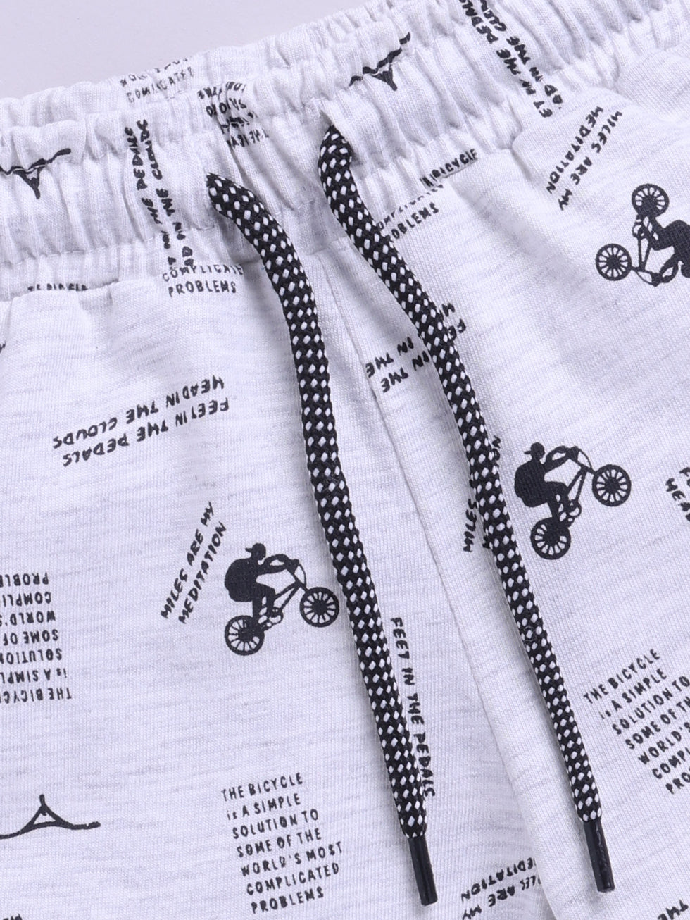 Bicycle Graphic Printed Shorts