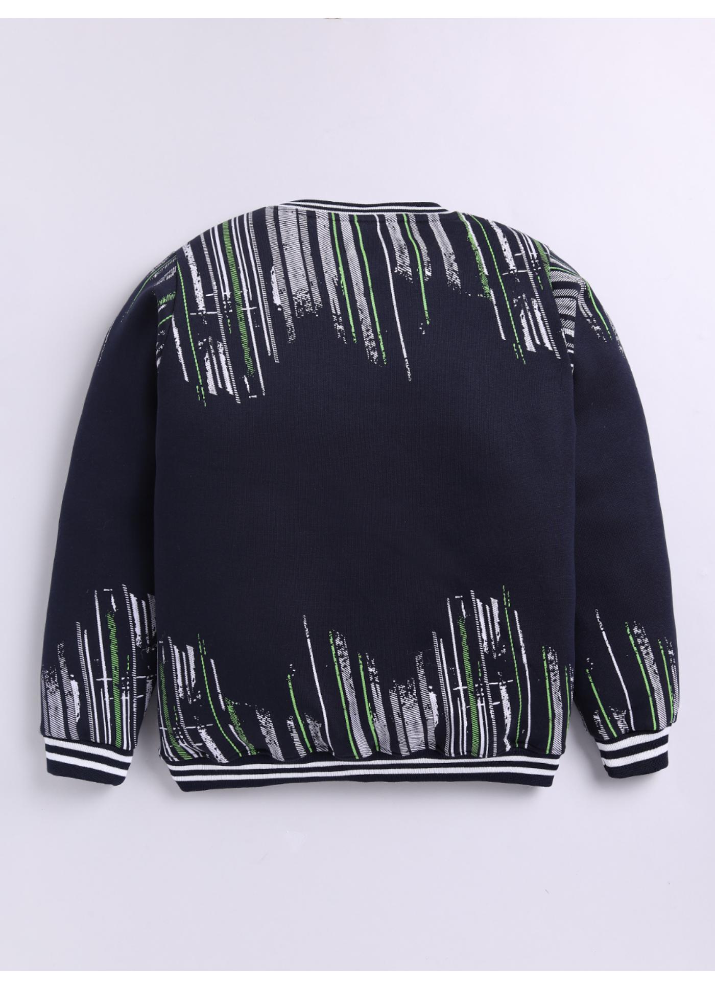 Never Give Up Graphic Crew-Neck Sweatshirt