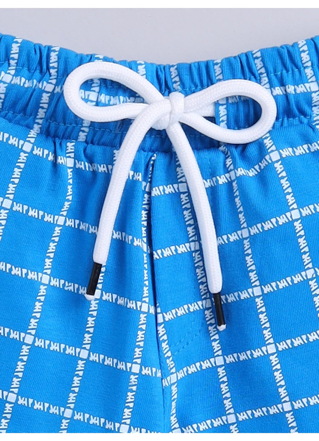 Checked printed shorts