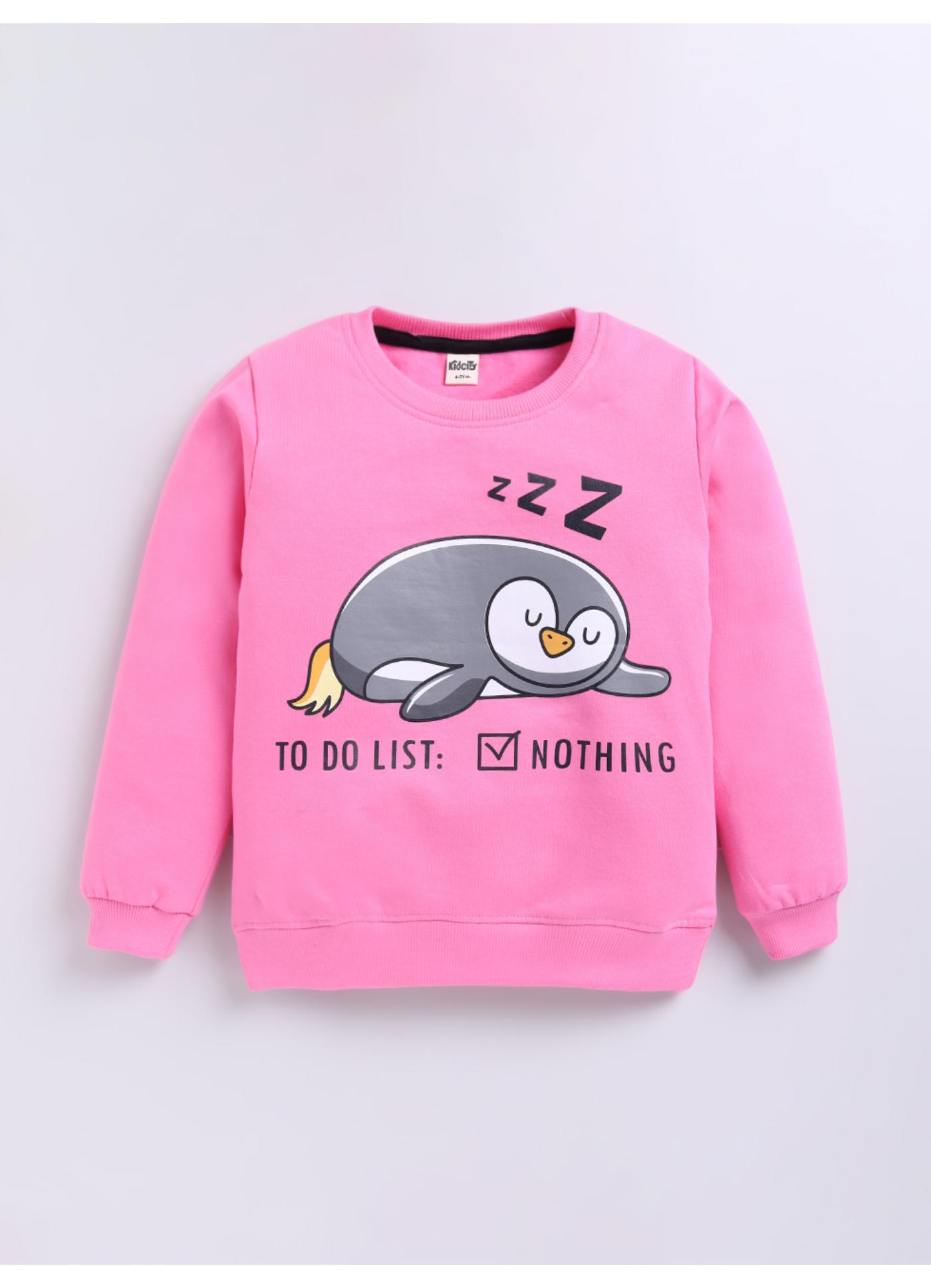 To Do List: Nothing' Lazy Penguin Sweatshirt