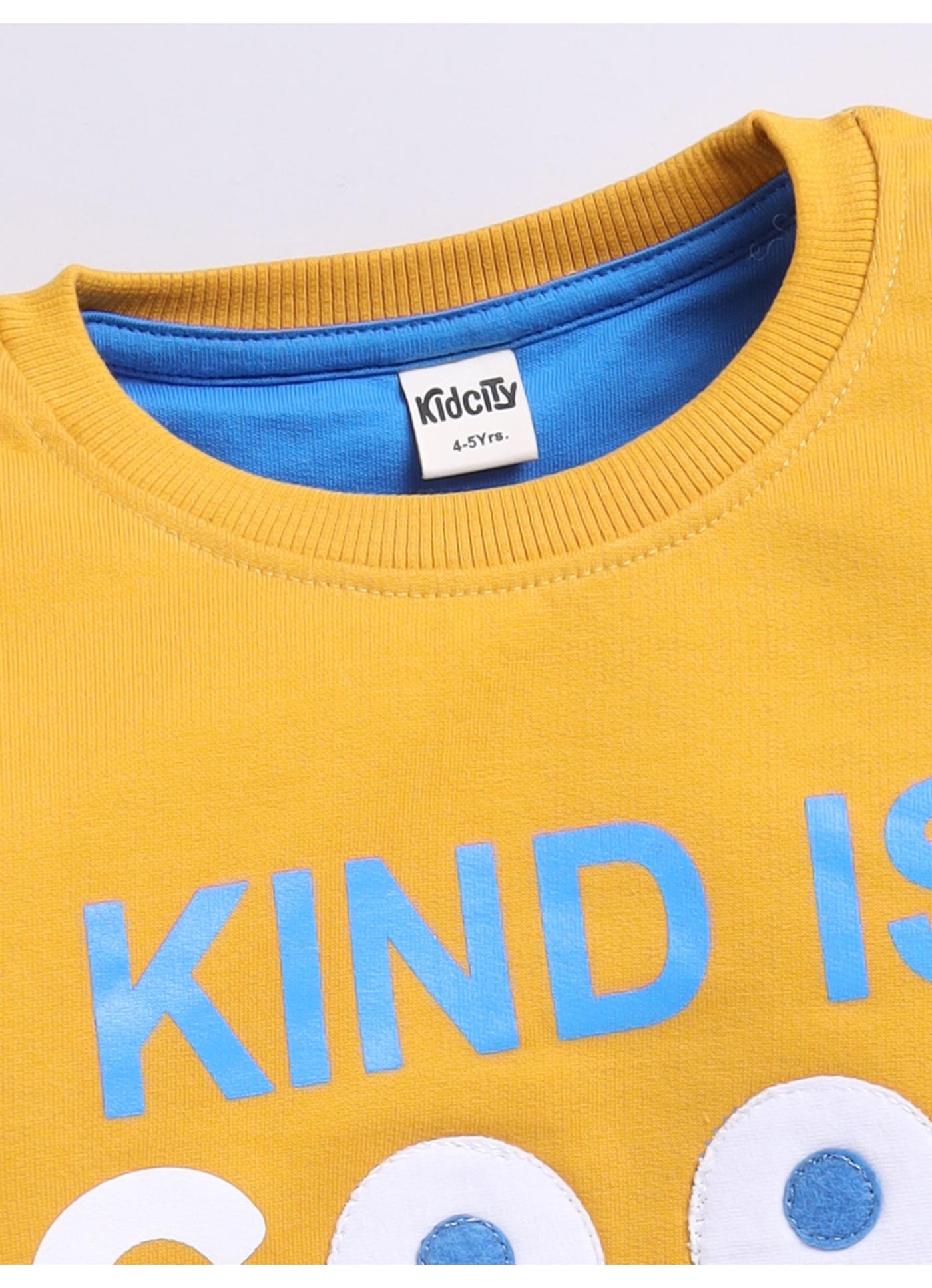 Kind Is Cool' Smiley Face Sweatshirt