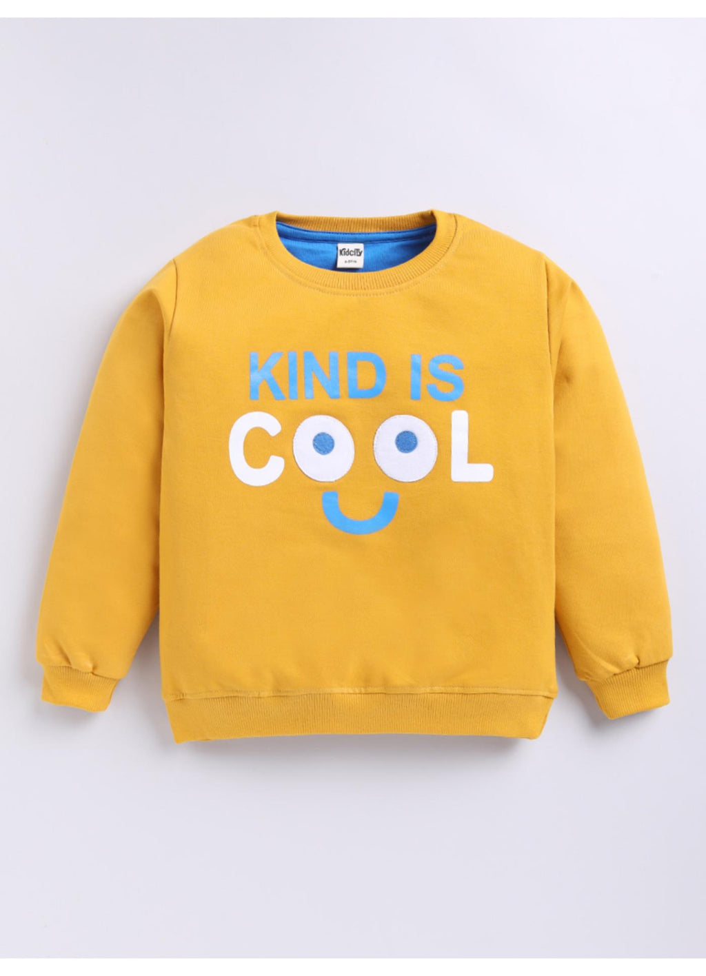 Kind Is Cool' Smiley Face Sweatshirt