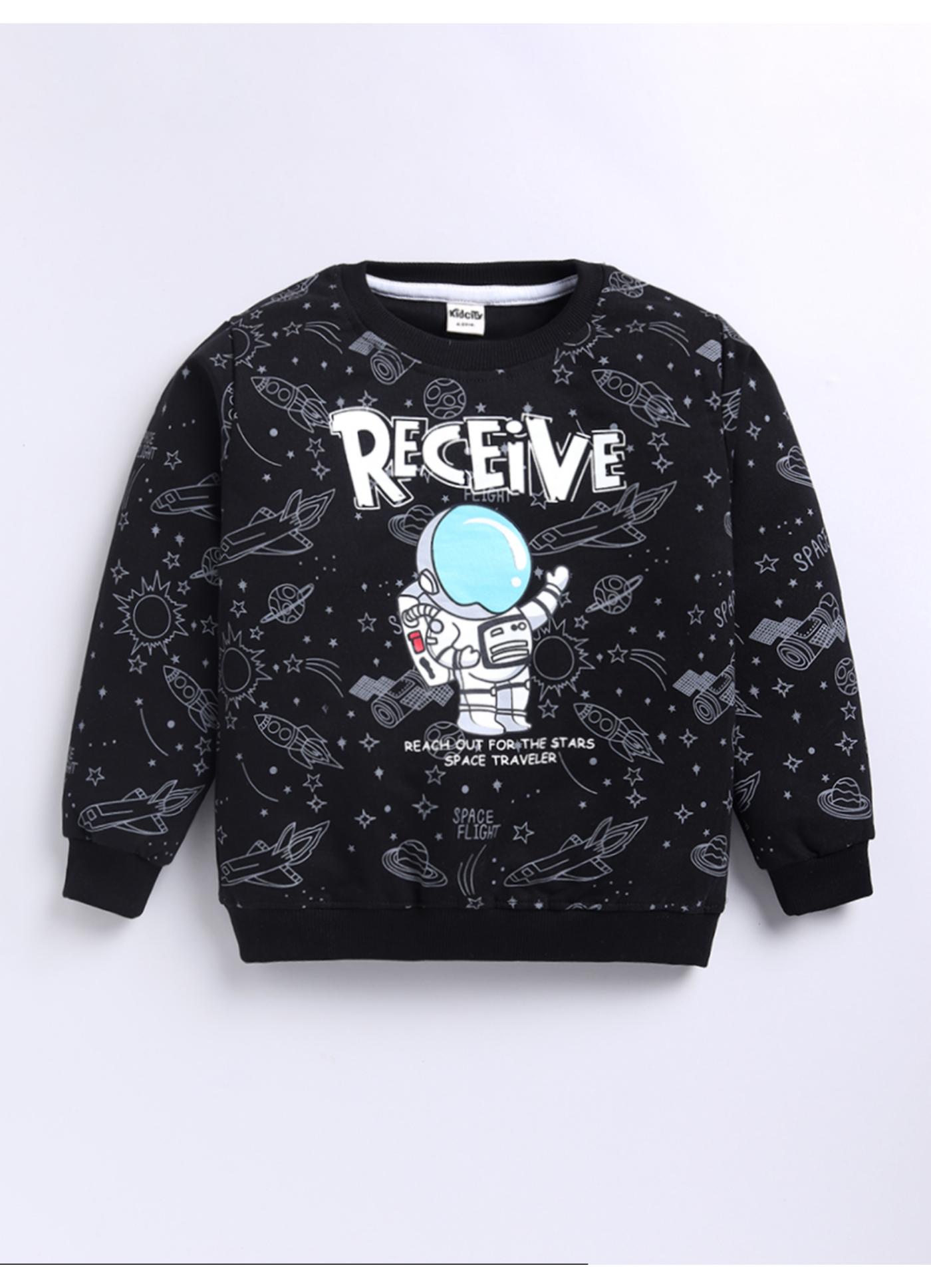 Space Traveler All-Over Print Sweatshirt