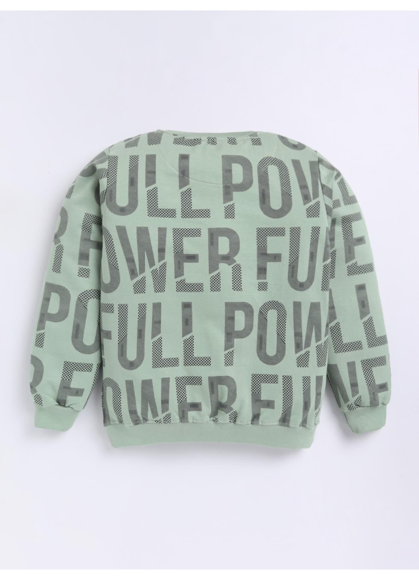 Powerful Mindset Graphic Fleece Sweatshirt