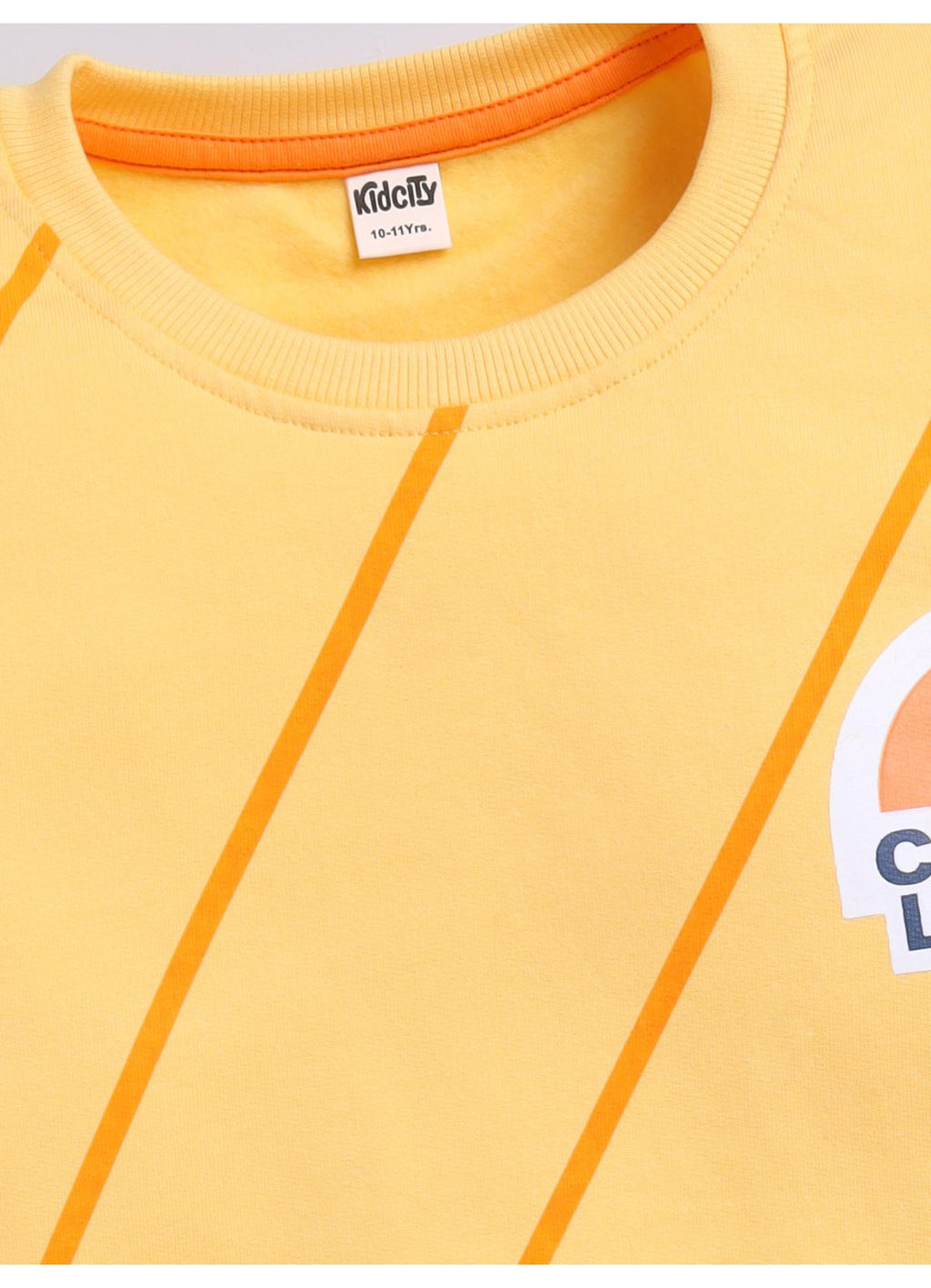 Classy Looks Diagonal Stripe Sweatshirt