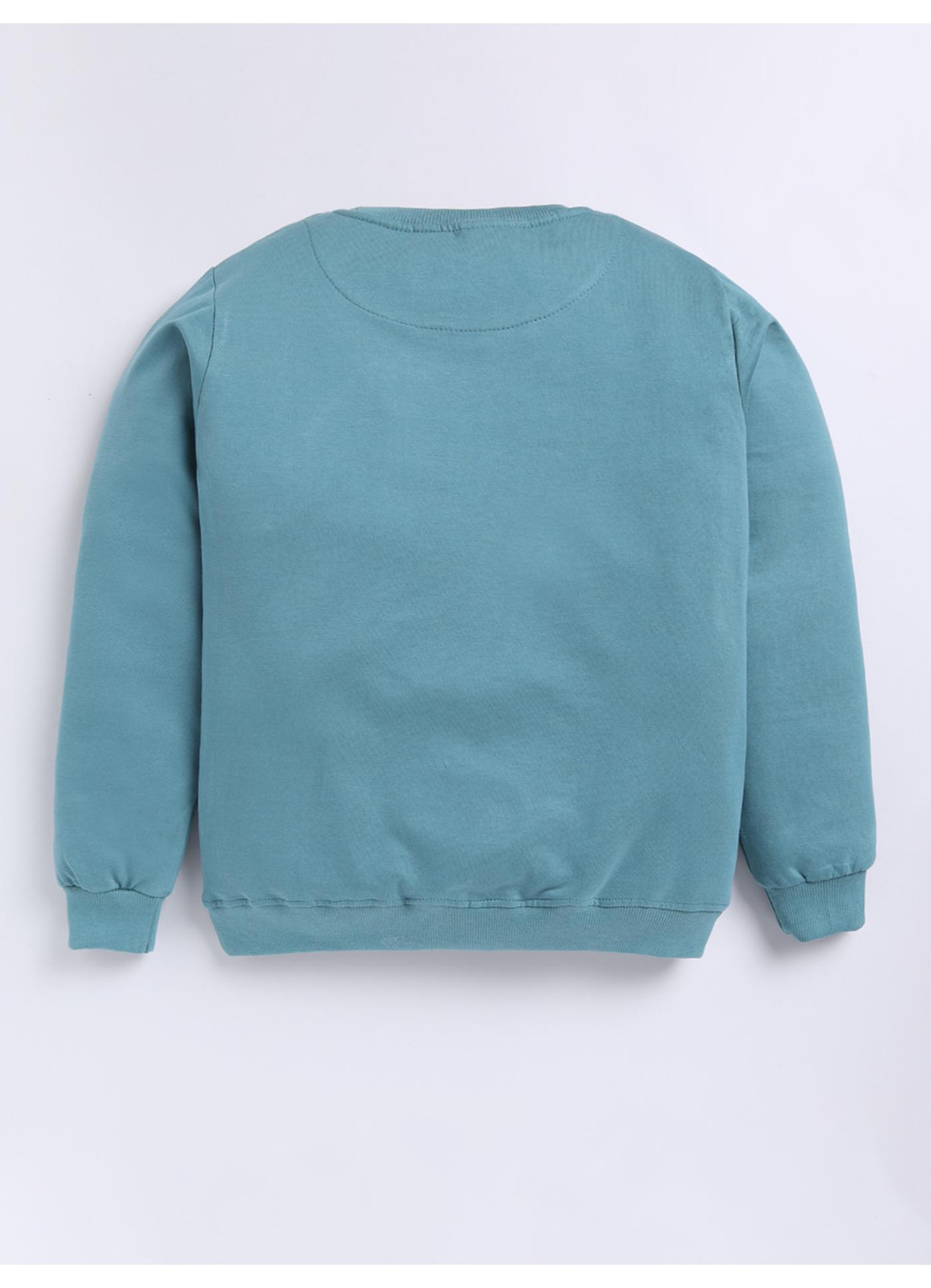 Color Block Wild Vibes Fleece Sweatshirt