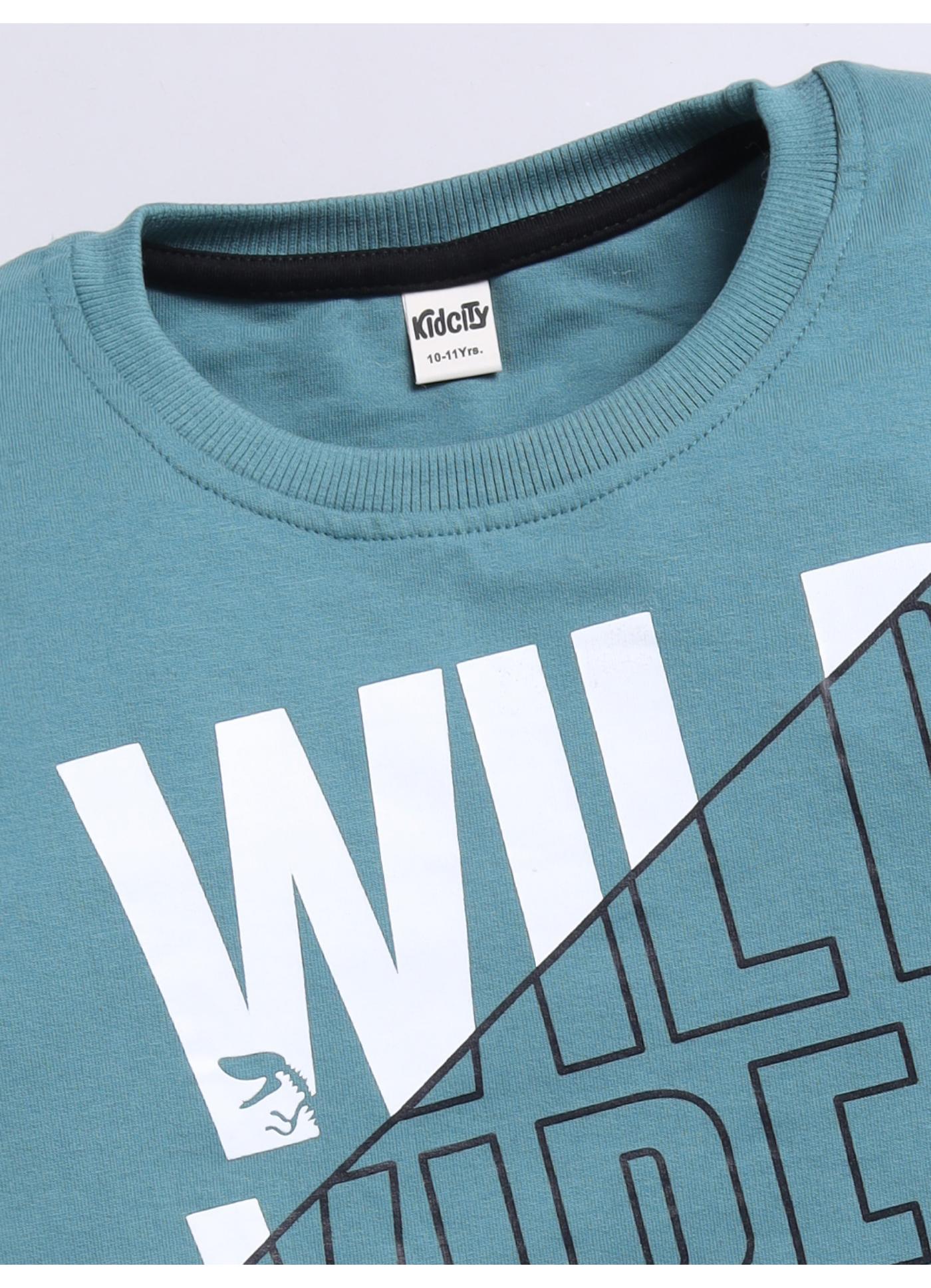 Color Block Wild Vibes Fleece Sweatshirt