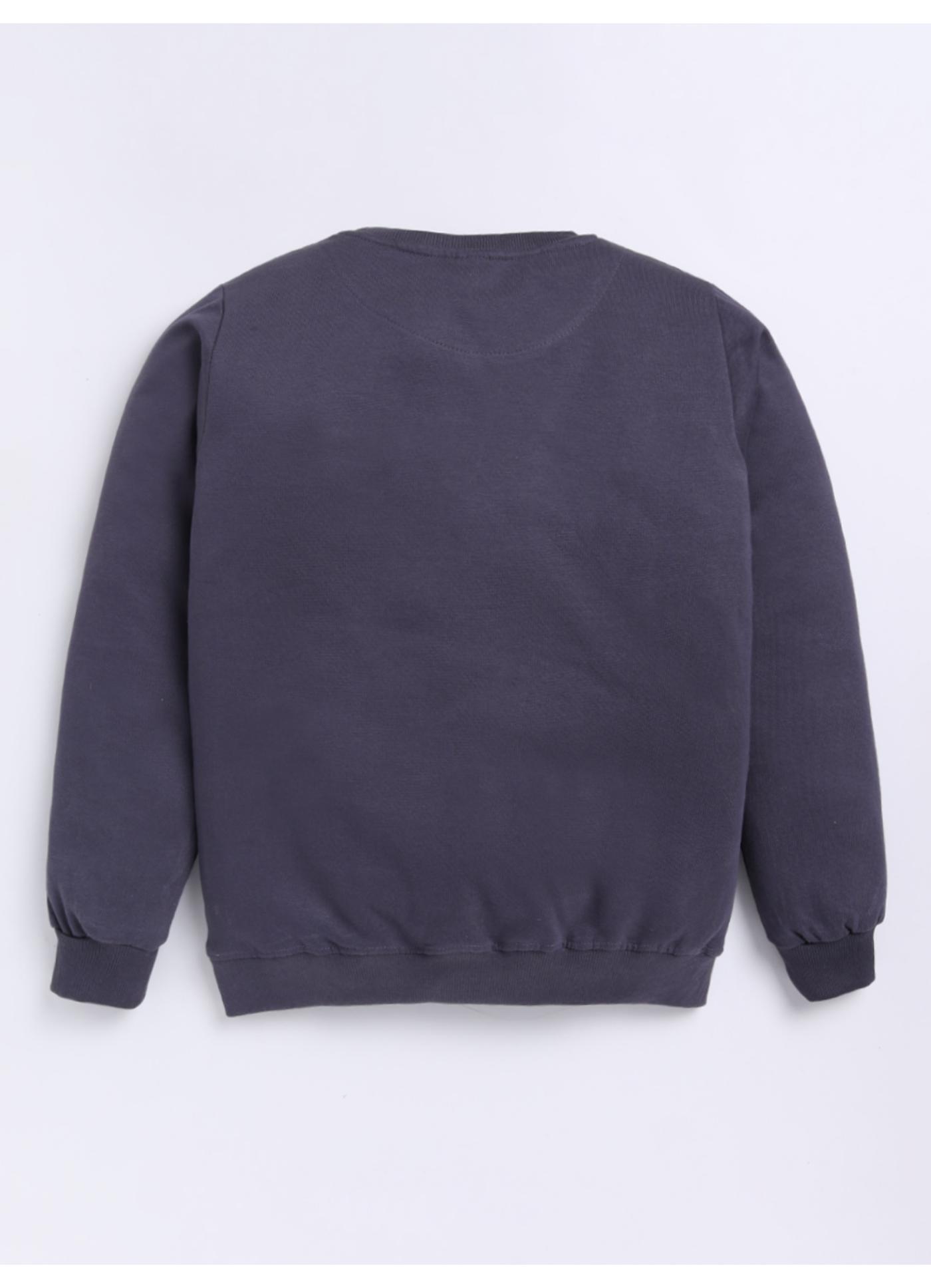 Just Be Cool' Abstract Graphic Sweatshirt