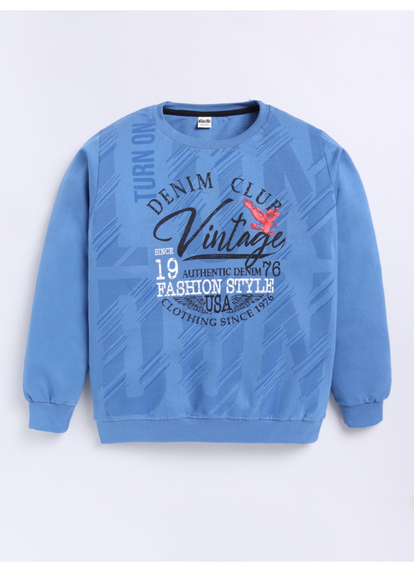 Vintage Denim Club Graphic Sweatshirt