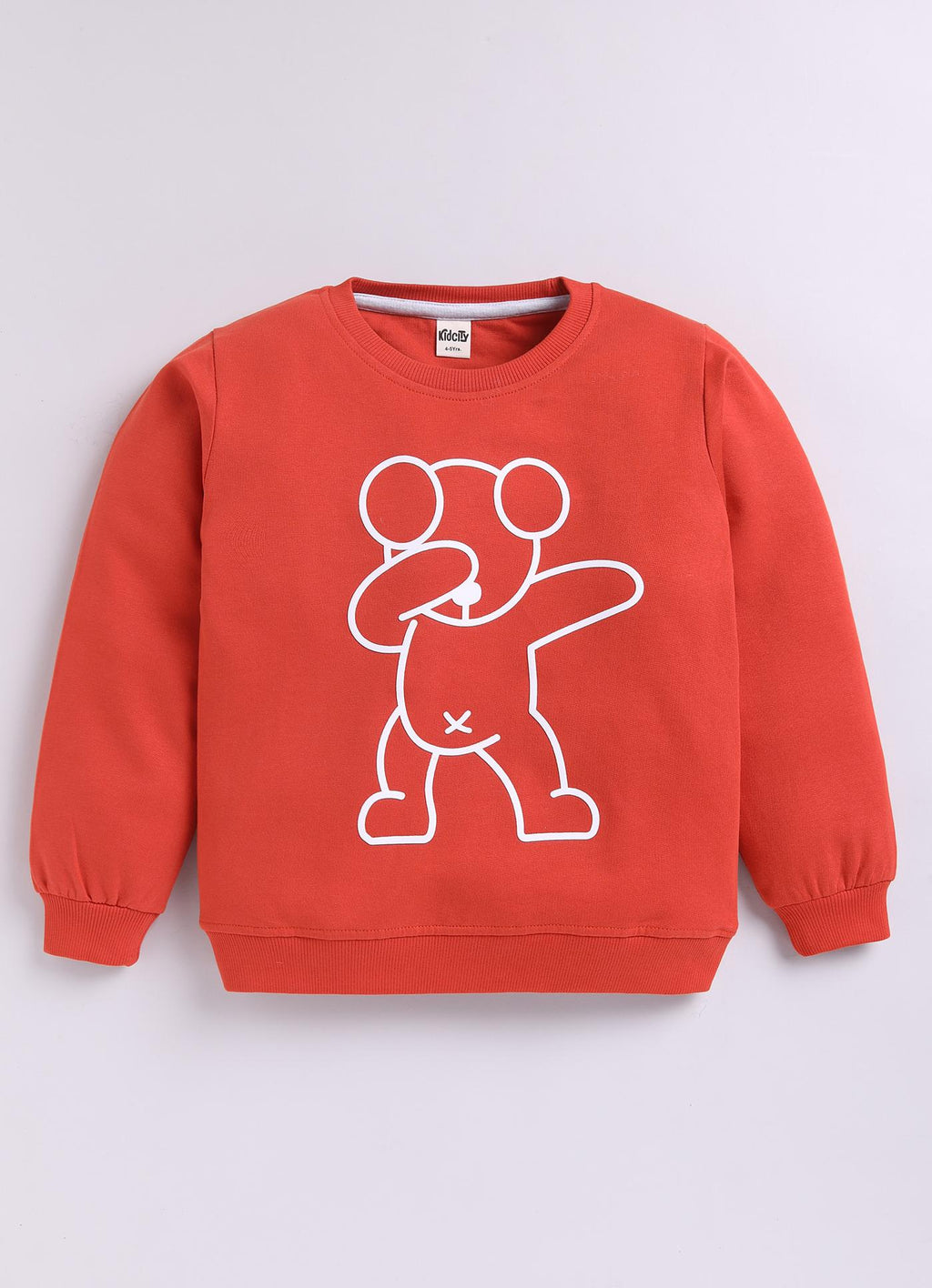 Dabbing Teddy Bear Fleece Sweatshirt