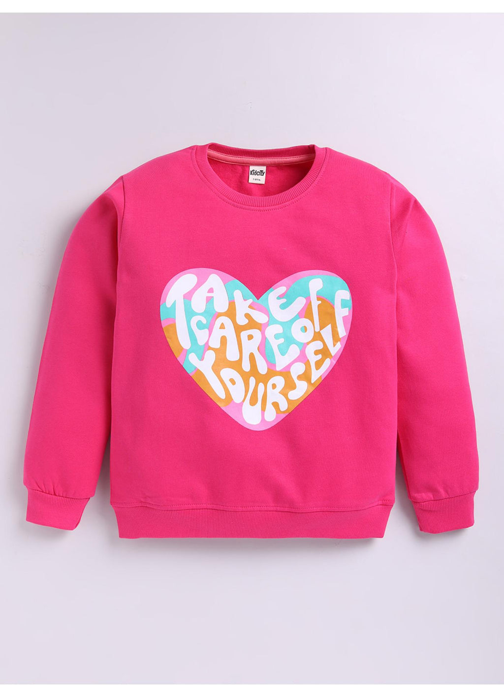 Take Care of Yourself Heart Graphic Sweatshirt