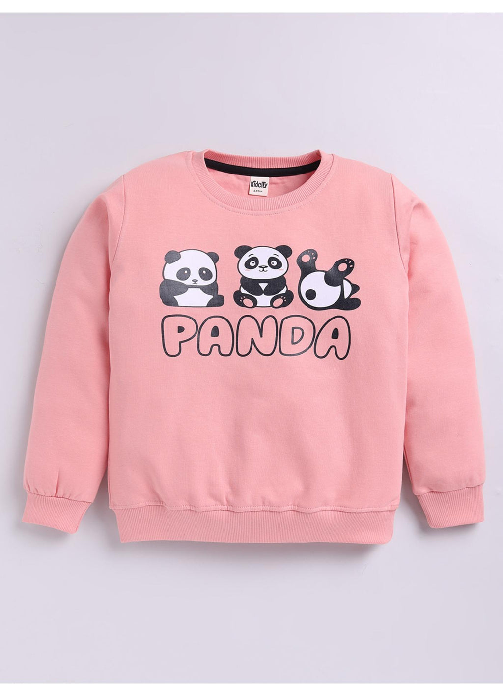 Panda Graphic Pullover Sweatshirt