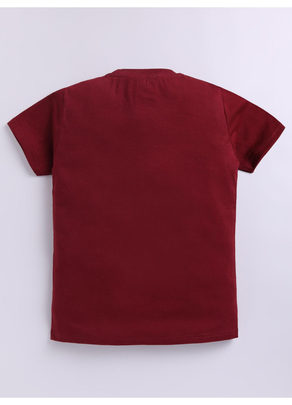 Too Chill Astronaut Graphic Print Maroon Cotton T-Shirt