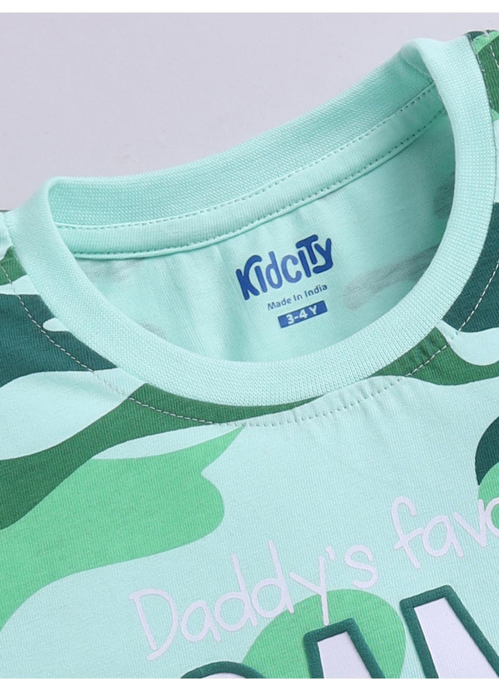 Camp Buddy Camouflage Graphic T-Shirt