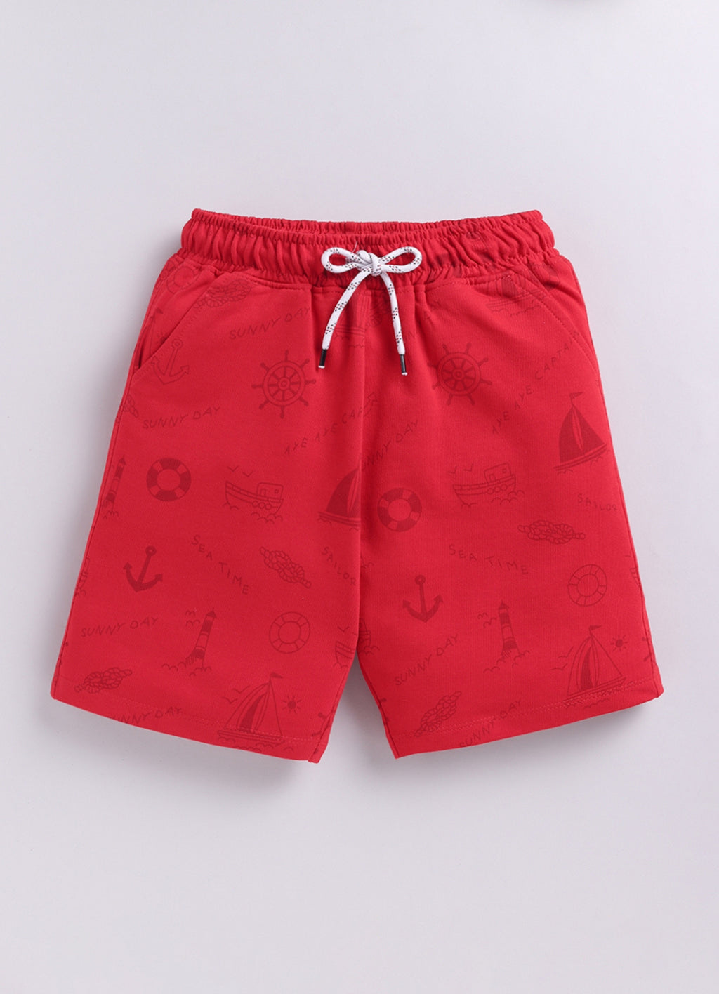 All-Over Nautical Printed Short