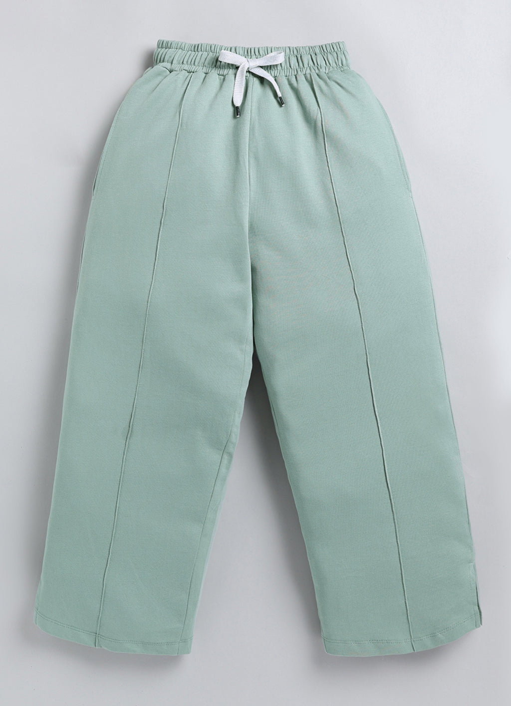 Sage Mist Pintuck Wide-Leg jogger