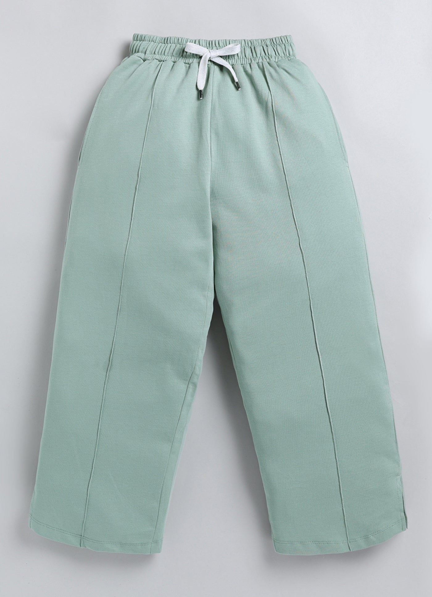 Sage Mist Pintuck Wide-Leg jogger