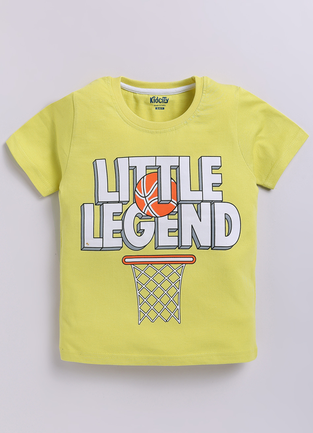Sports-Themed "Little Legend" Cotton T-Shirts