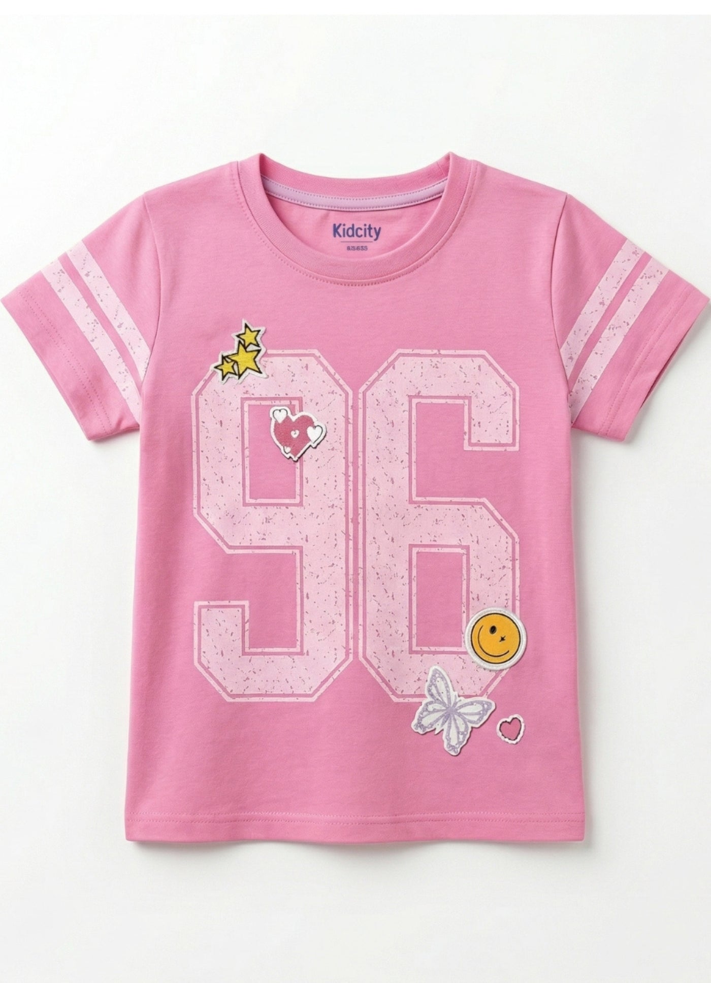 Magenta Varsity Graphic Top.