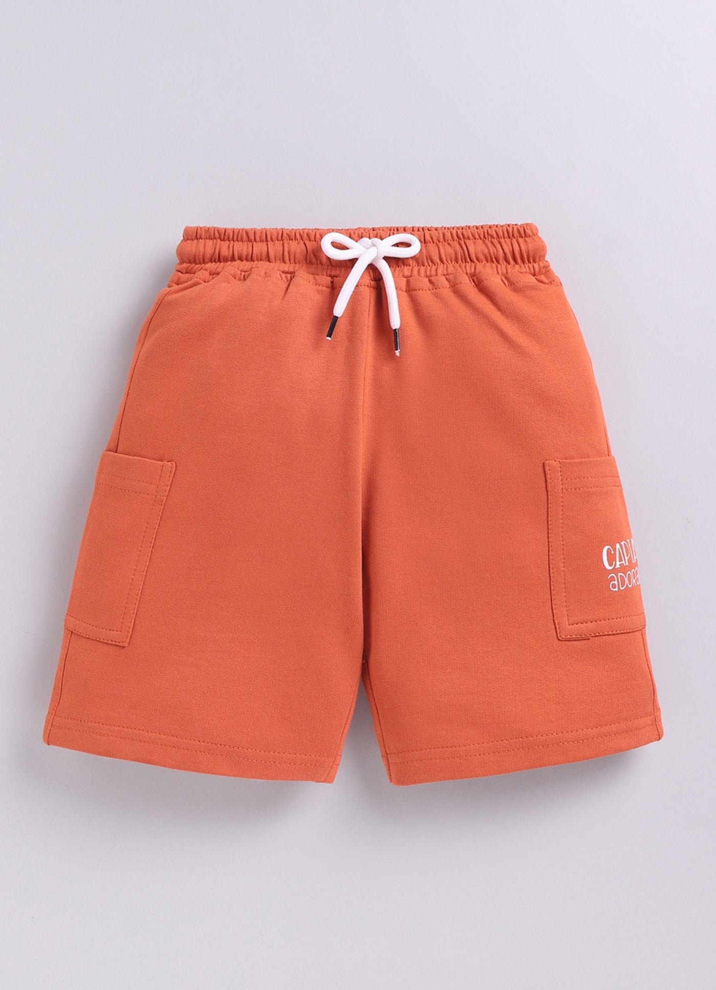 Cargo Short with Typographic Detail