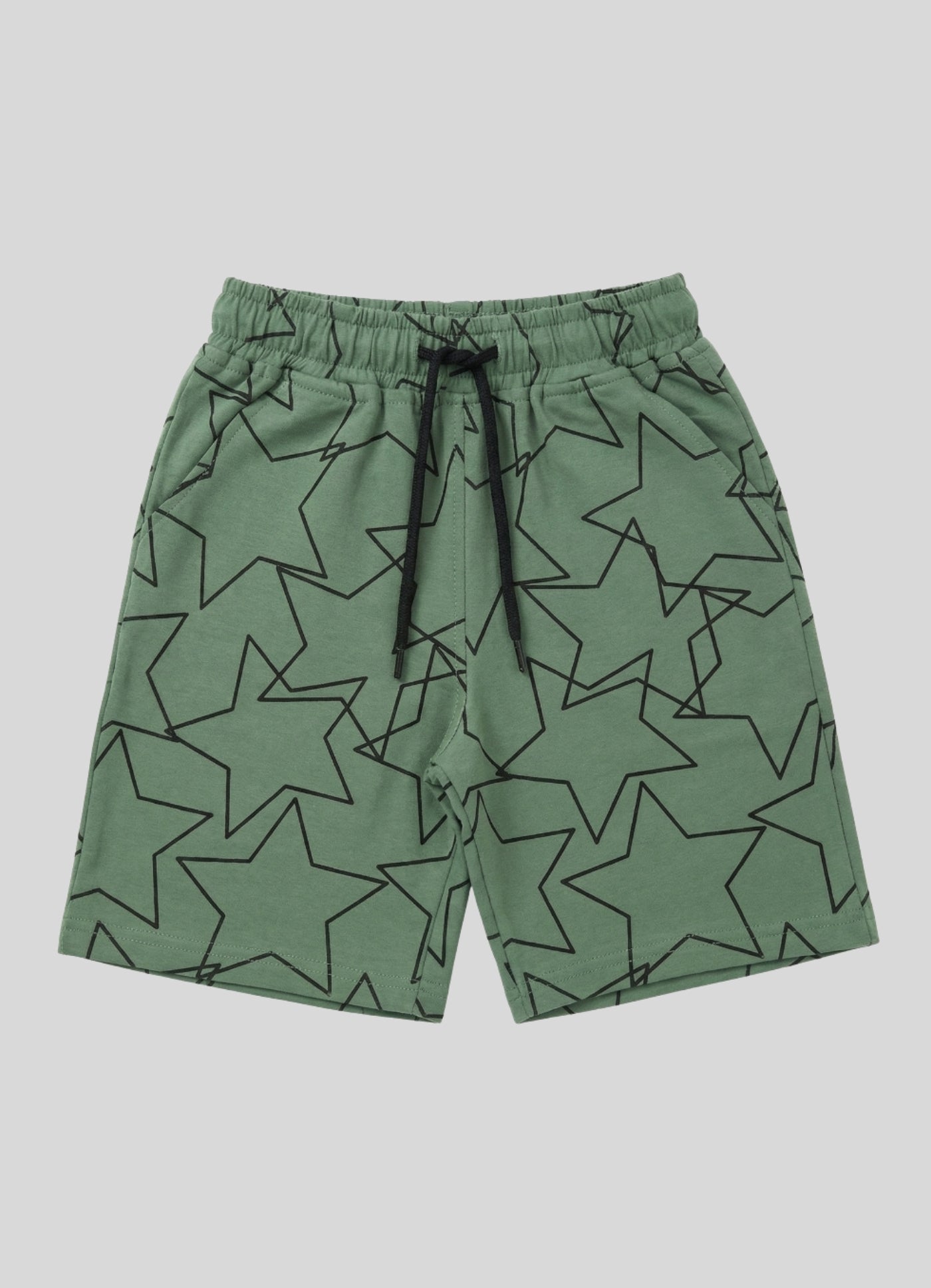Over Star Print Shorts