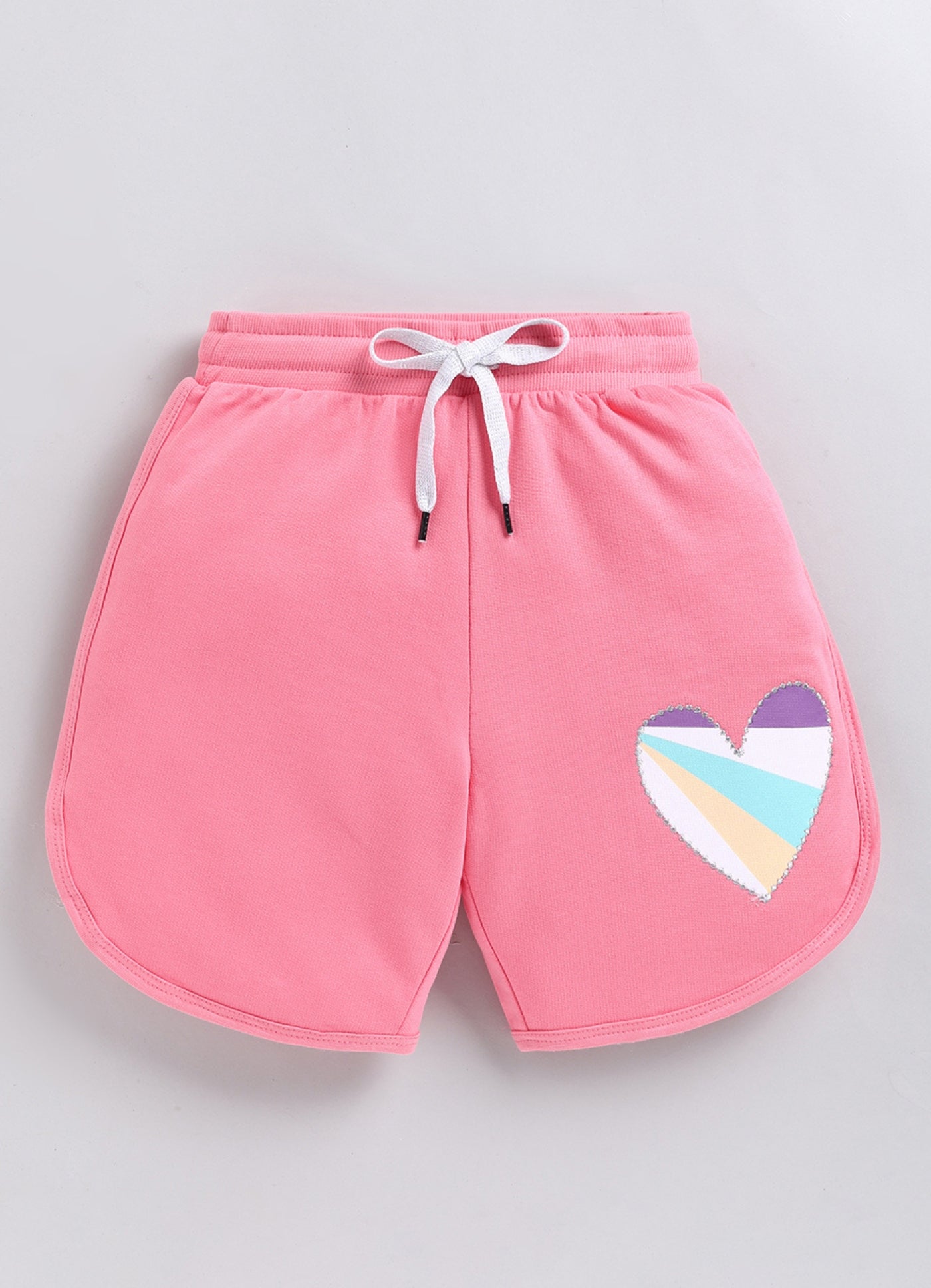 Rainbow Heart Retro Short
