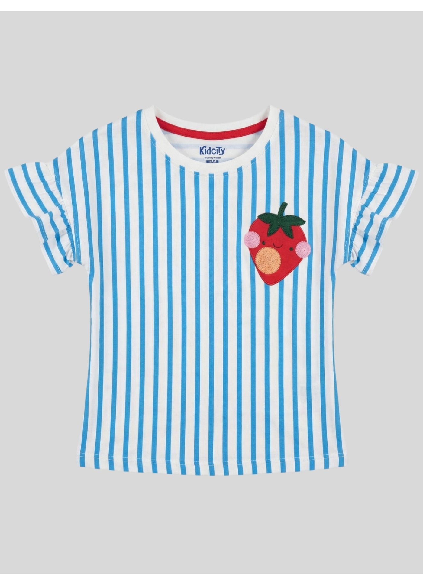 Nautical Stripe Strawberry Patch Top.